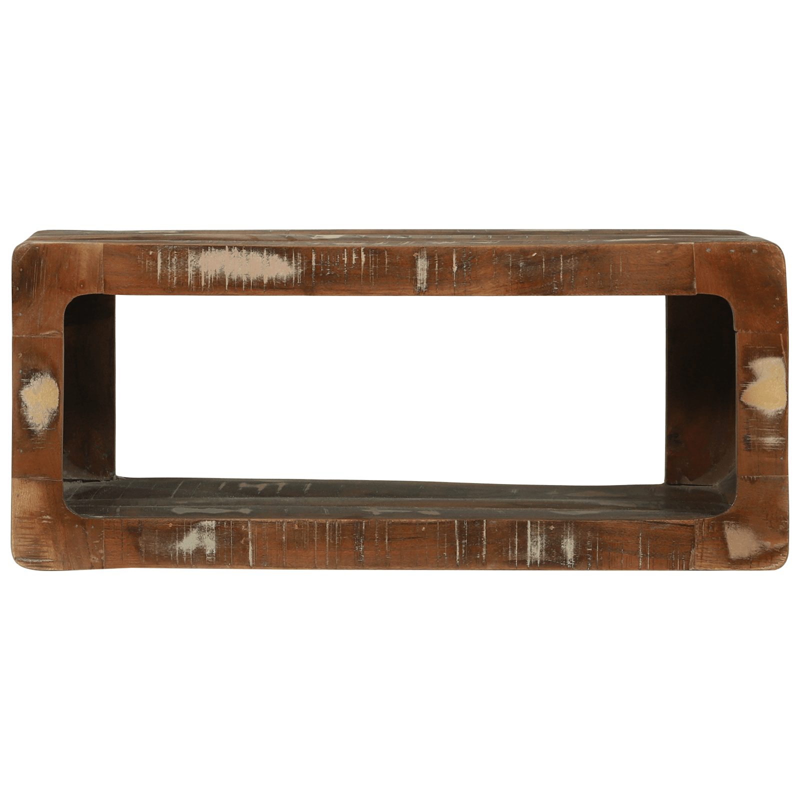 Cabinet TV Multicolor 60x30x25 cm Lemn Masiv Recuperat — imaginea 3