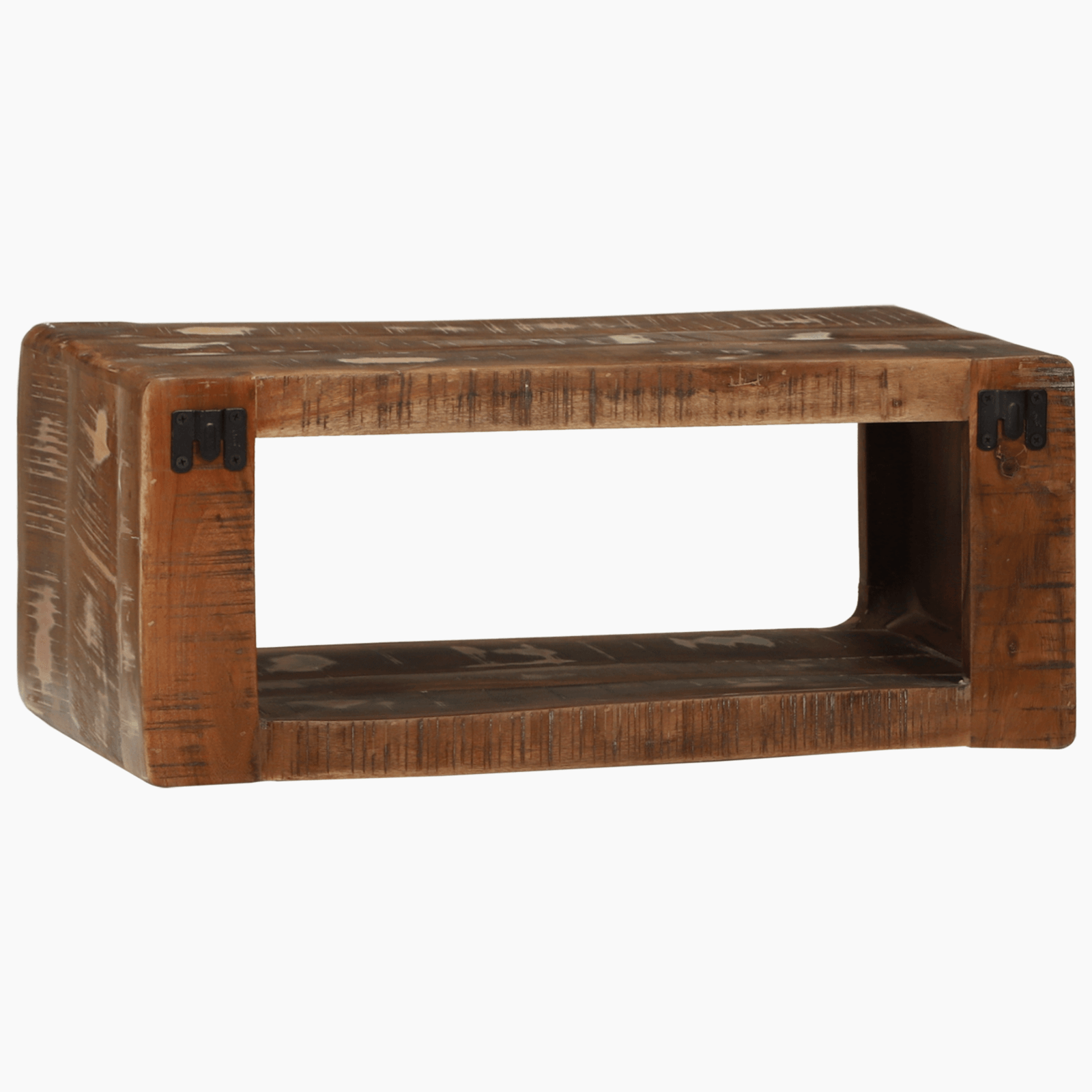 Cabinet TV Multicolor 60x30x25 cm Lemn Masiv Recuperat — imaginea 5