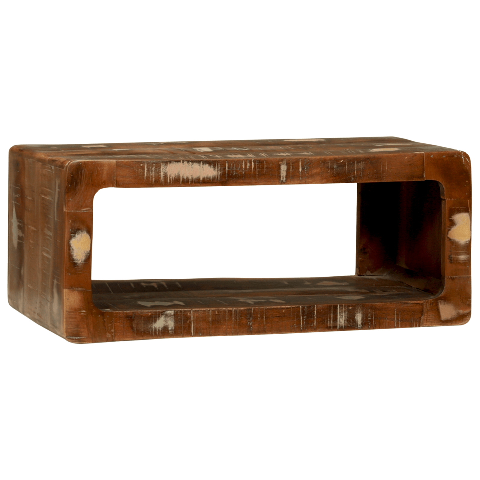 Cabinet TV Multicolor 60x30x25 cm Lemn Masiv Recuperat — imaginea 7
