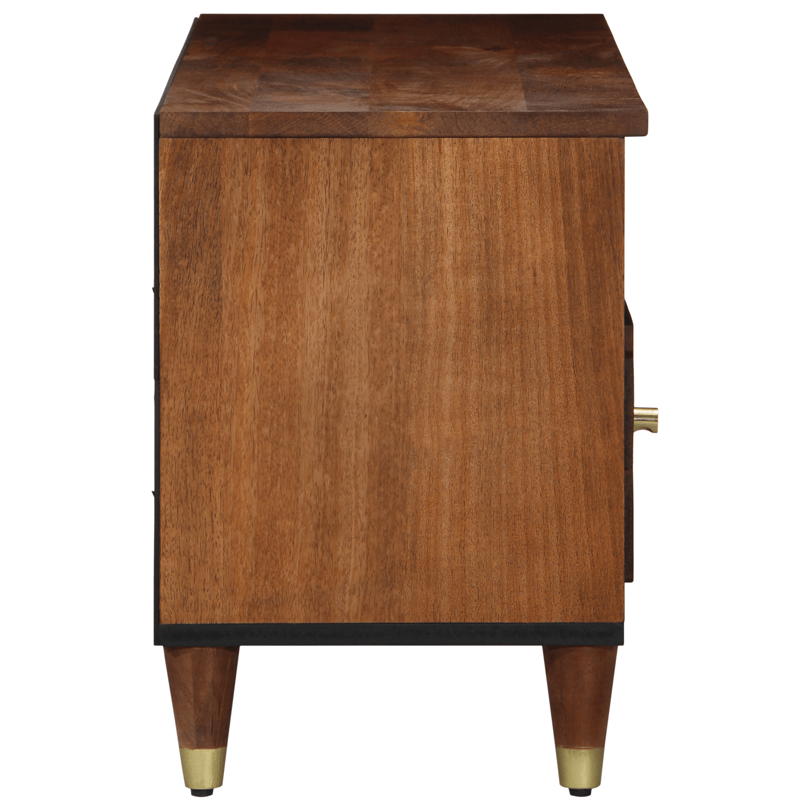 Dulap TV 100x33x46 cm Lemn Masiv de Mango — imaginea 4