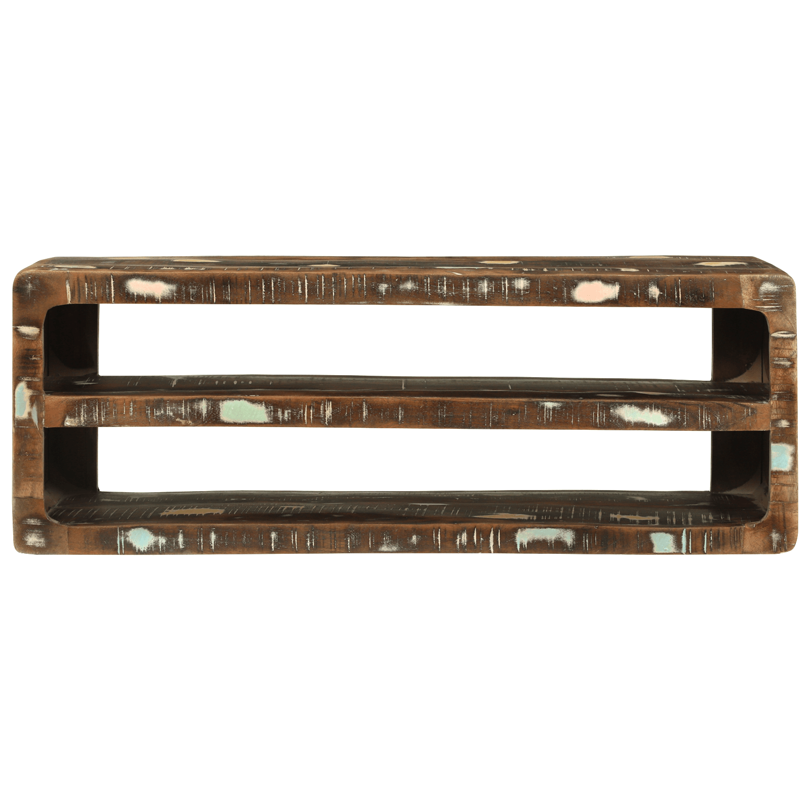 Cabinet TV 100x32x36 cm Lemn Masiv Recuperat — imaginea 3