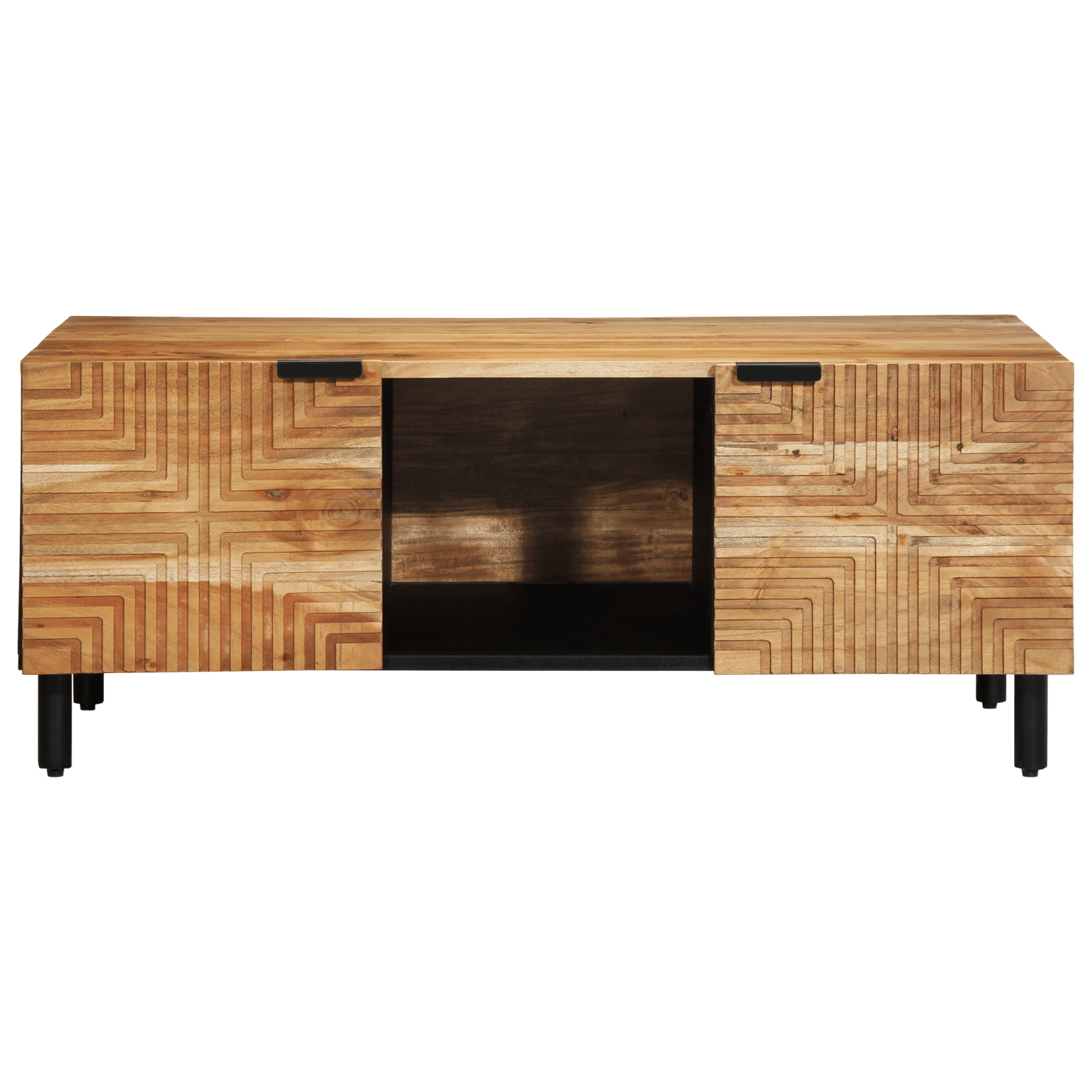 Masa de cafea, 100x54x40 cm, lemn masiv acacia — imaginea 4