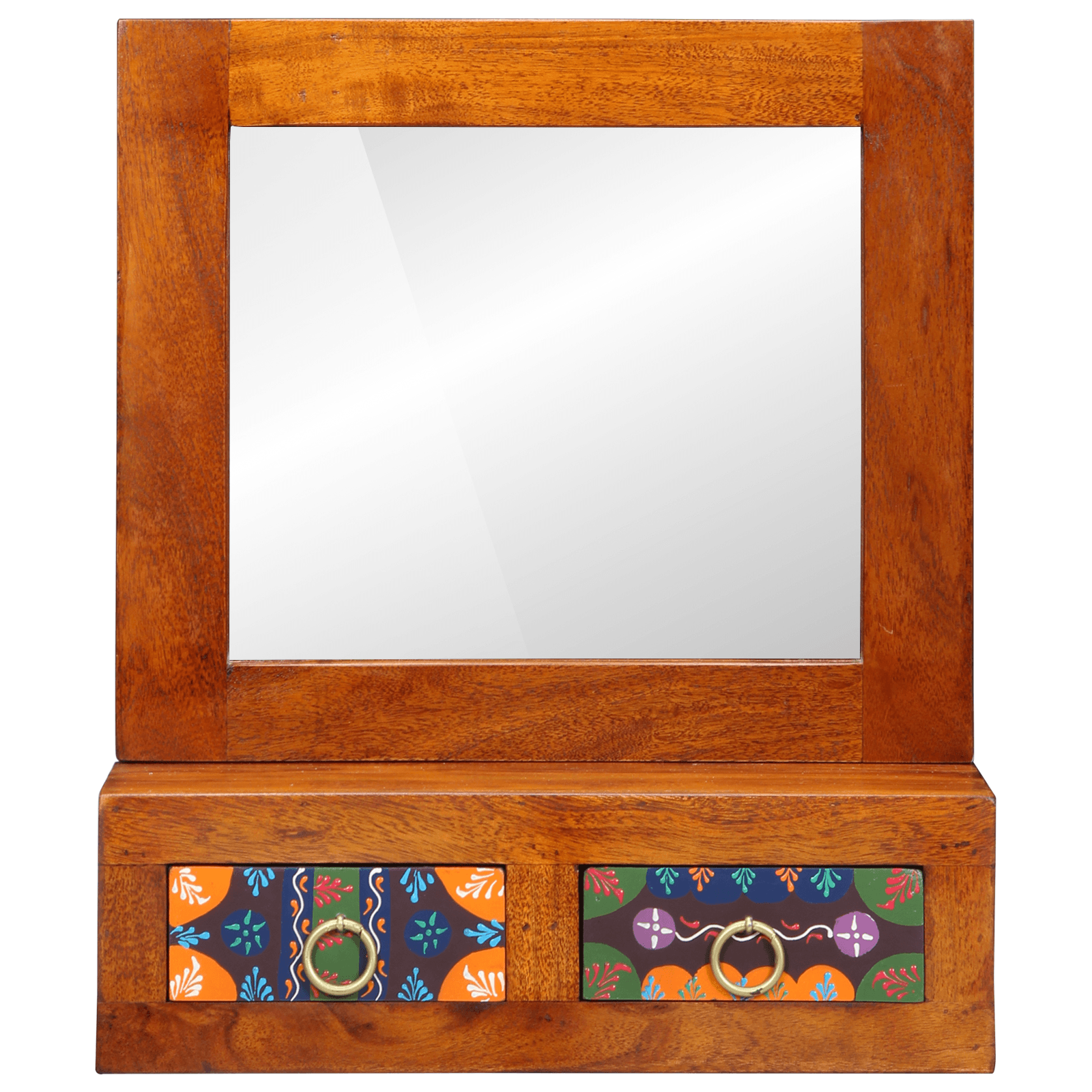 Dulap de perete, 40x20x50 cm, lemn masiv de acacia — imaginea 4