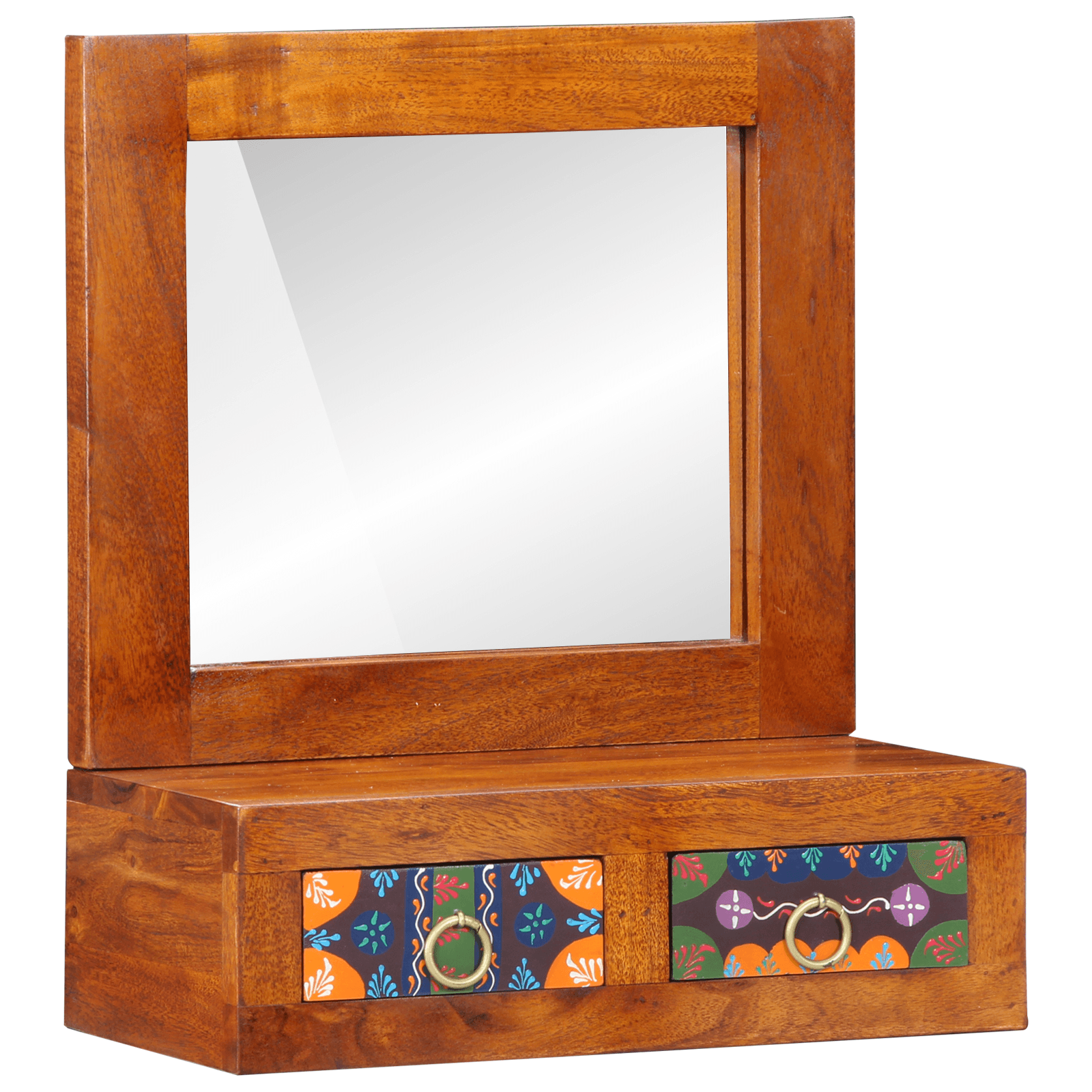Dulap de perete, 40x20x50 cm, lemn masiv de acacia — imaginea 7