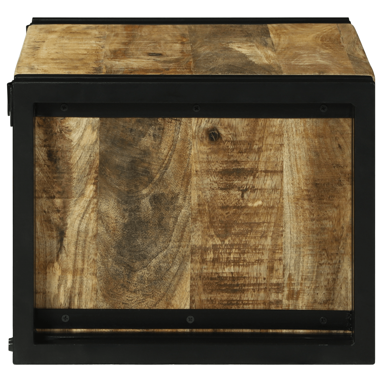 Stativ pentru vin 46x35x27.5 cm Lemn Solid de Mango Brut — imaginea 5