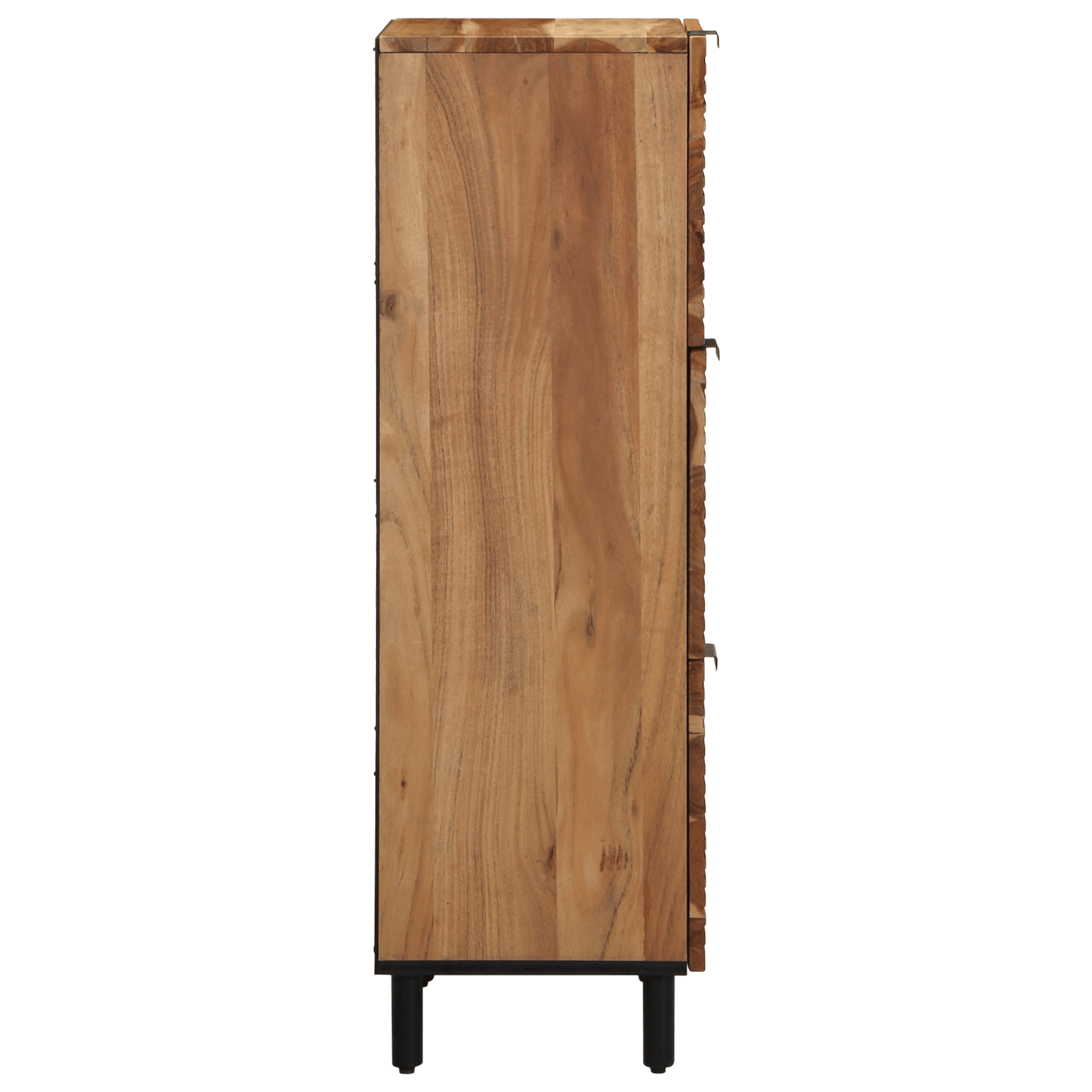 Dulap inalt, 40x33x110 cm, lemn masiv de acacia — imaginea 4