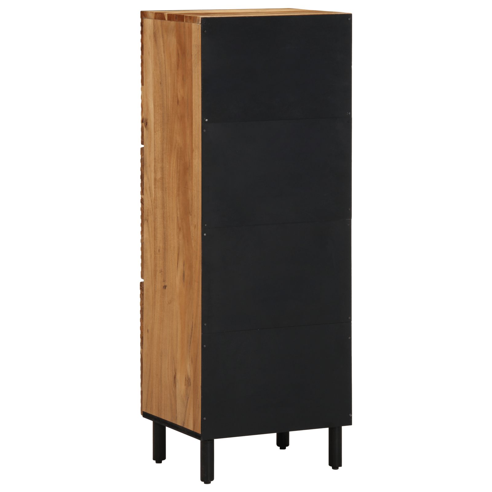 Dulap inalt, 40x33x110 cm, lemn masiv de acacia — imaginea 5