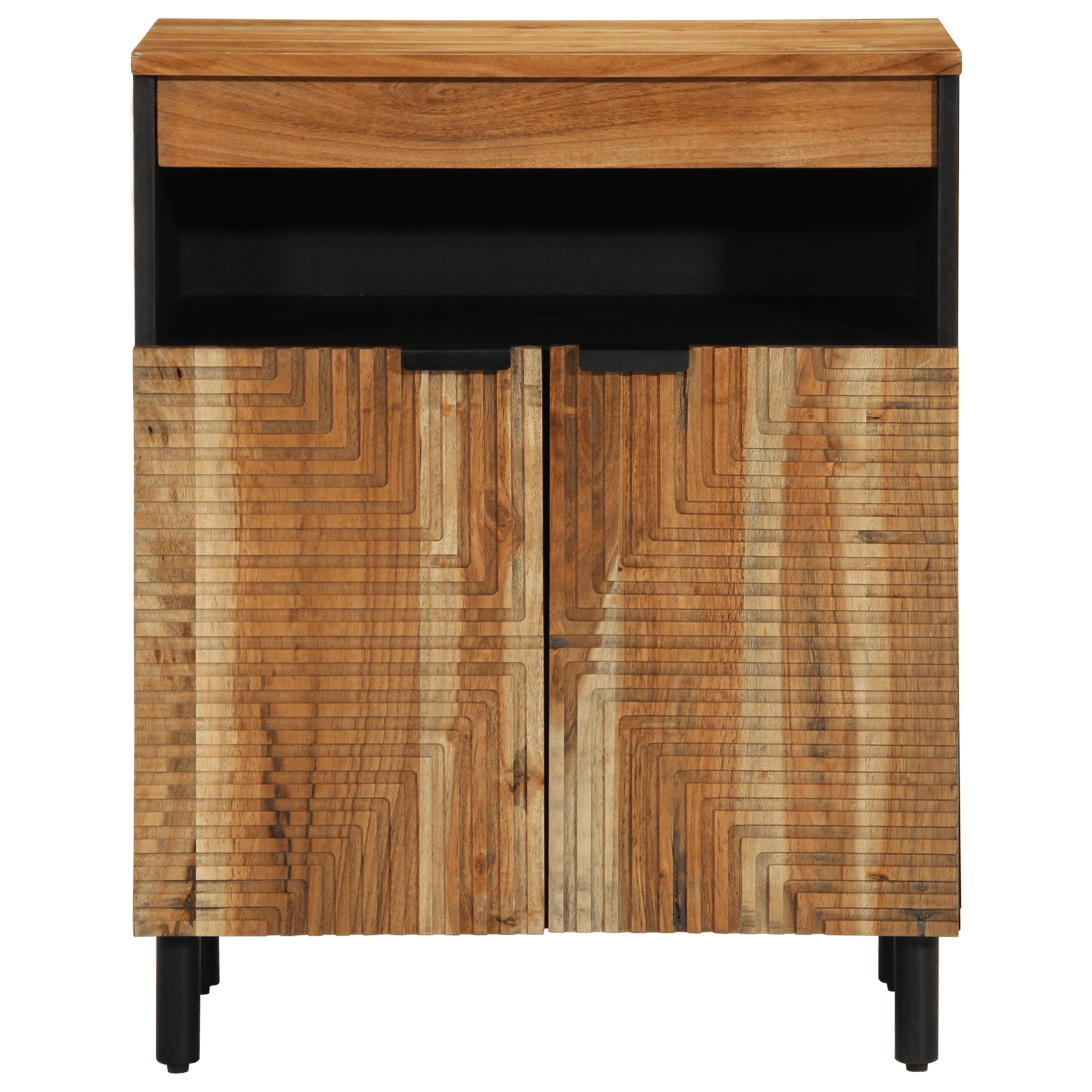 Dulap, 60x33x75 cm, lemn masiv de acacia — imaginea 3