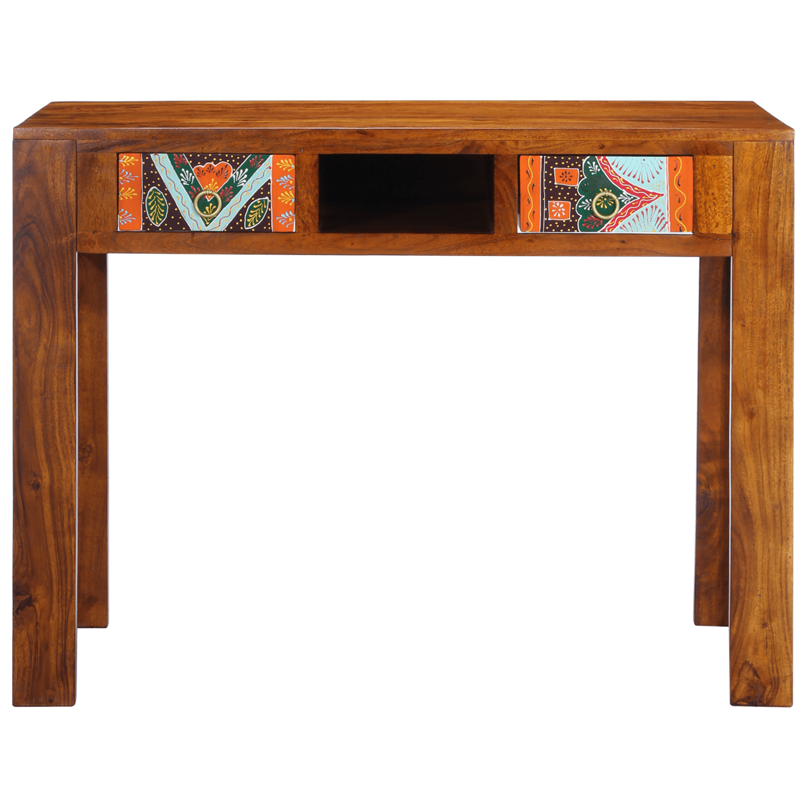 Birou, 100x50x73 cm, lemn masiv de acacia — imaginea 4