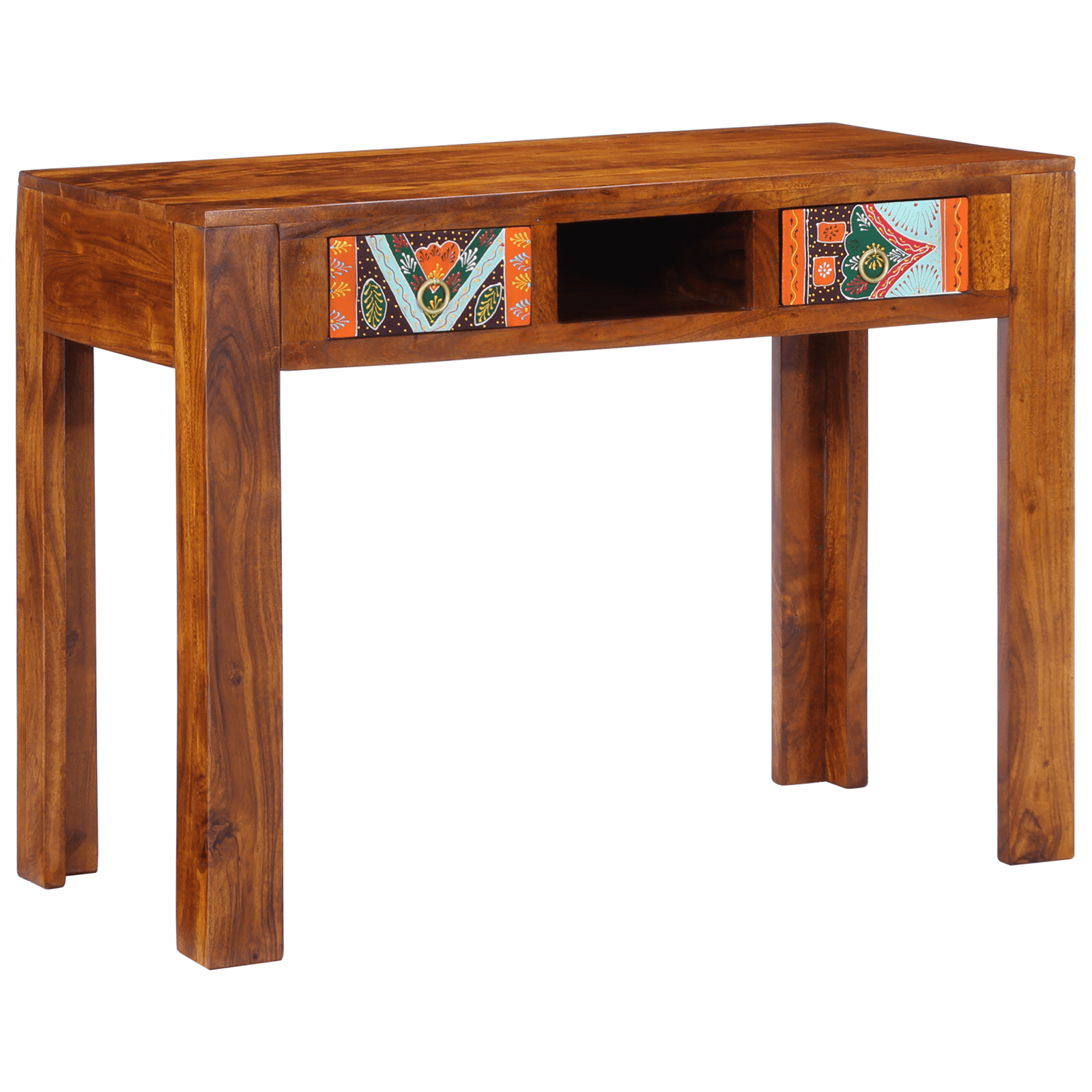 Birou, 100x50x73 cm, lemn masiv de acacia — imaginea 8