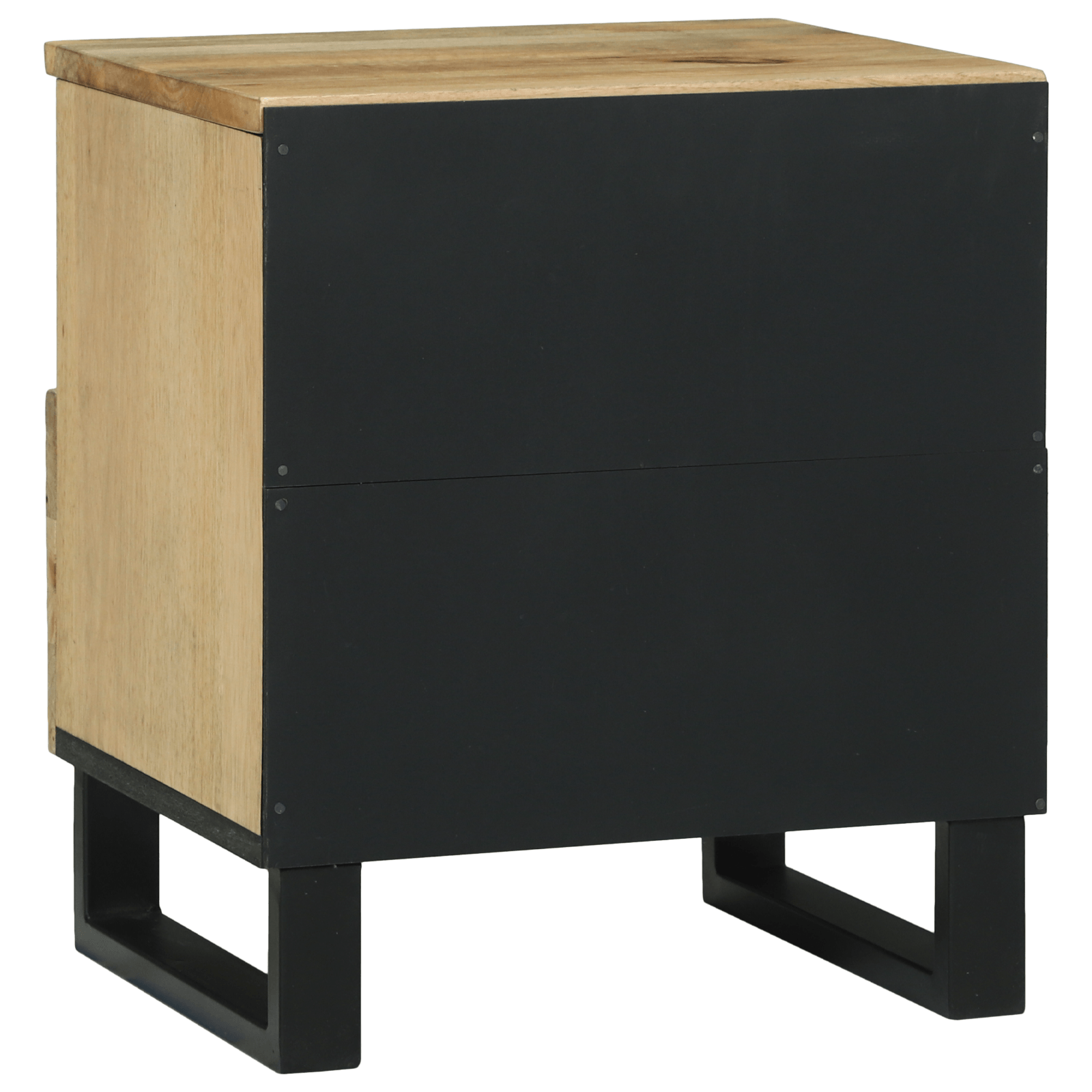 Noptiere 2 pcs 40x33x46 cm Lemn solid de mango — imaginea 6
