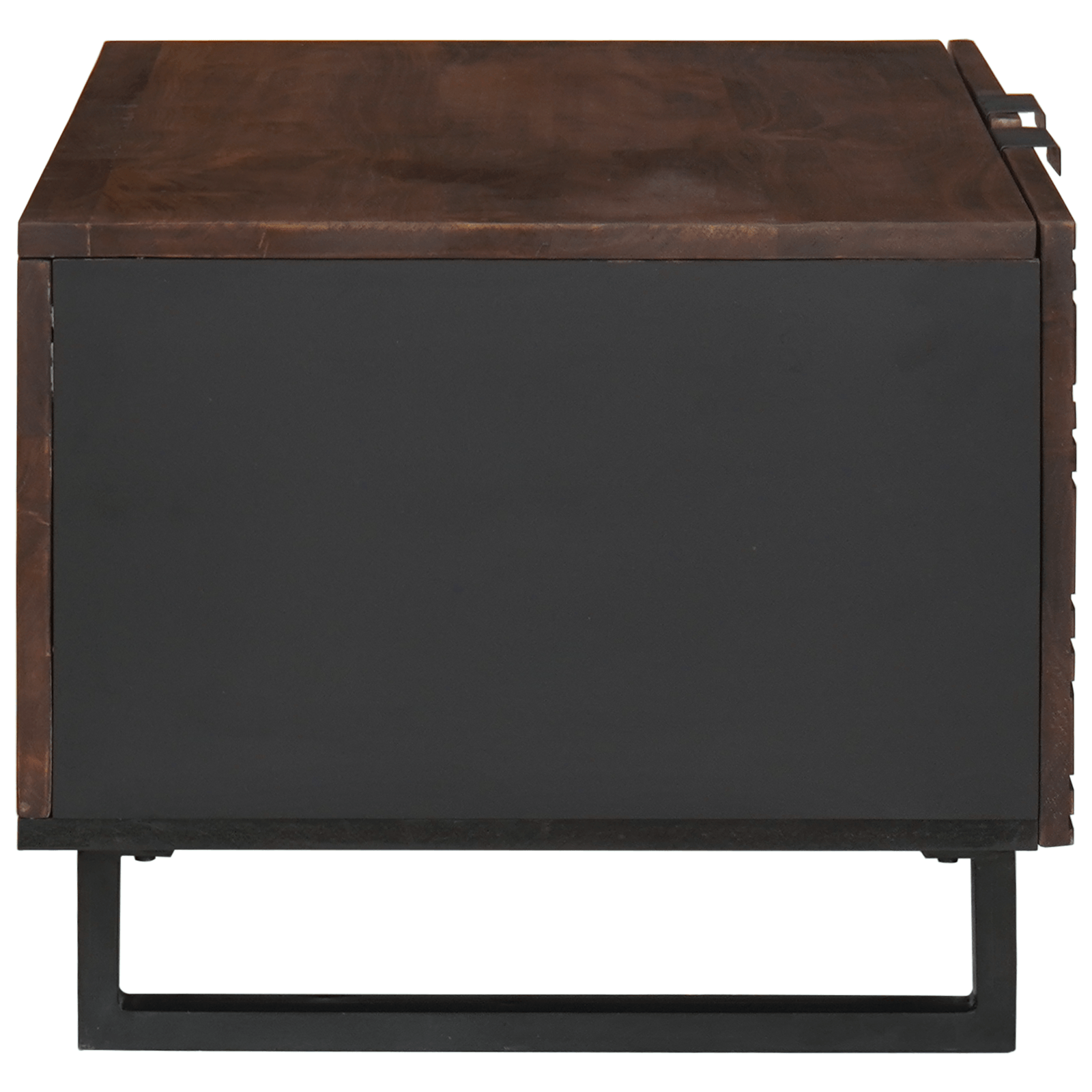 Masa de Cafea 80x50x40 cm Lemn masiv si Lemn Inginerit — imaginea 4