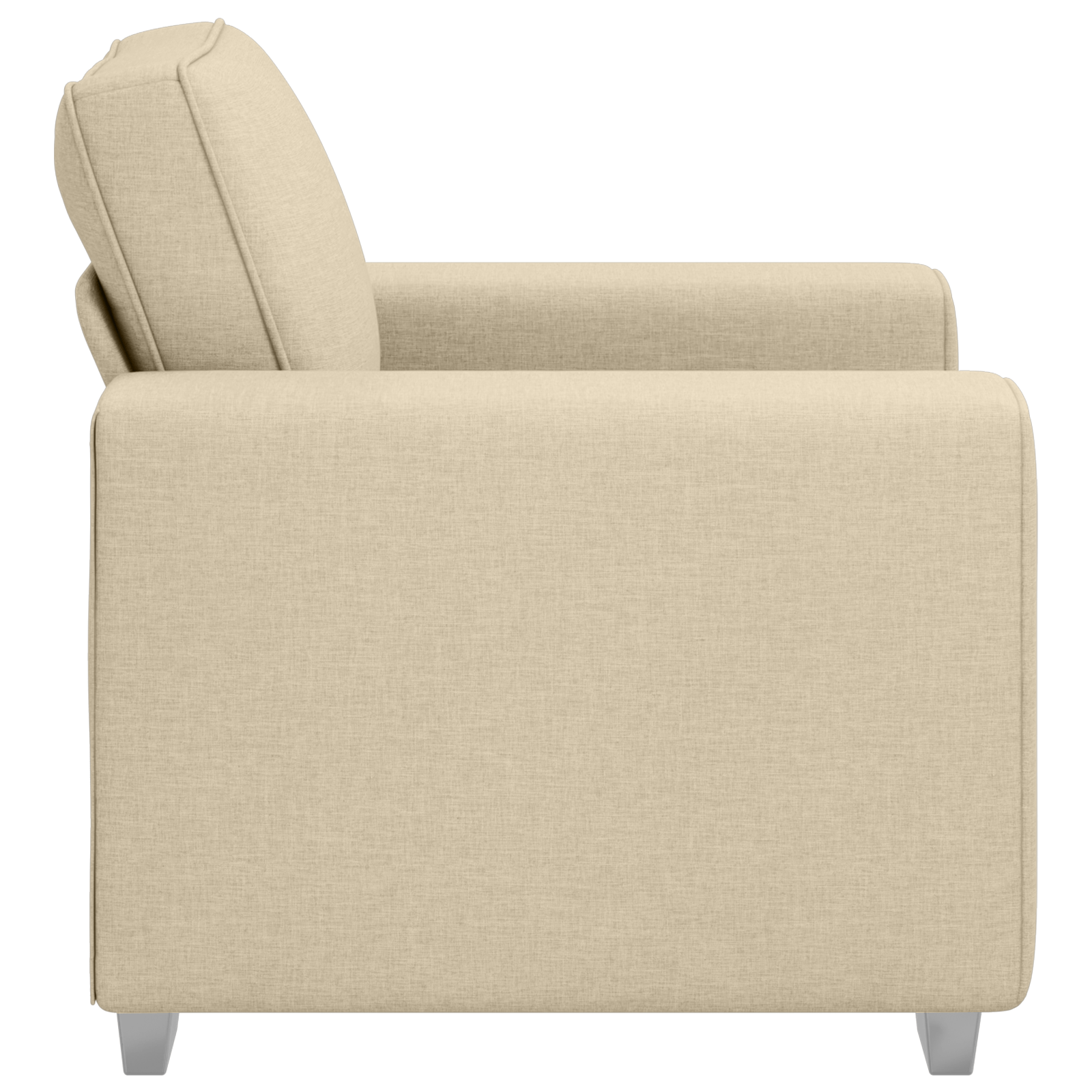 Fotoliu, crem, 59 cm, textil — imaginea 6