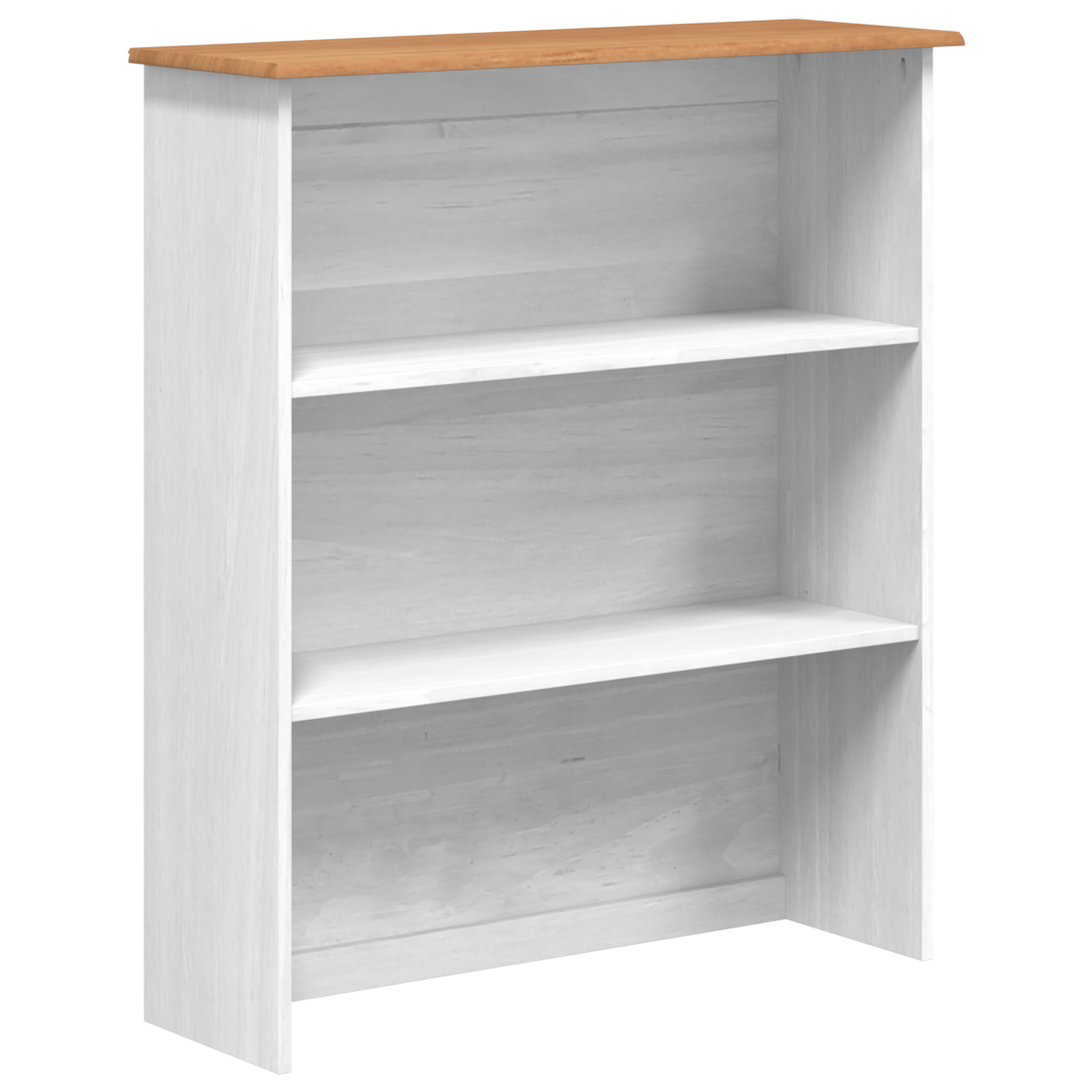 Hutch "ASKIM" Alb 91x30x104 cm Lemn masiv Pin — imaginea 2