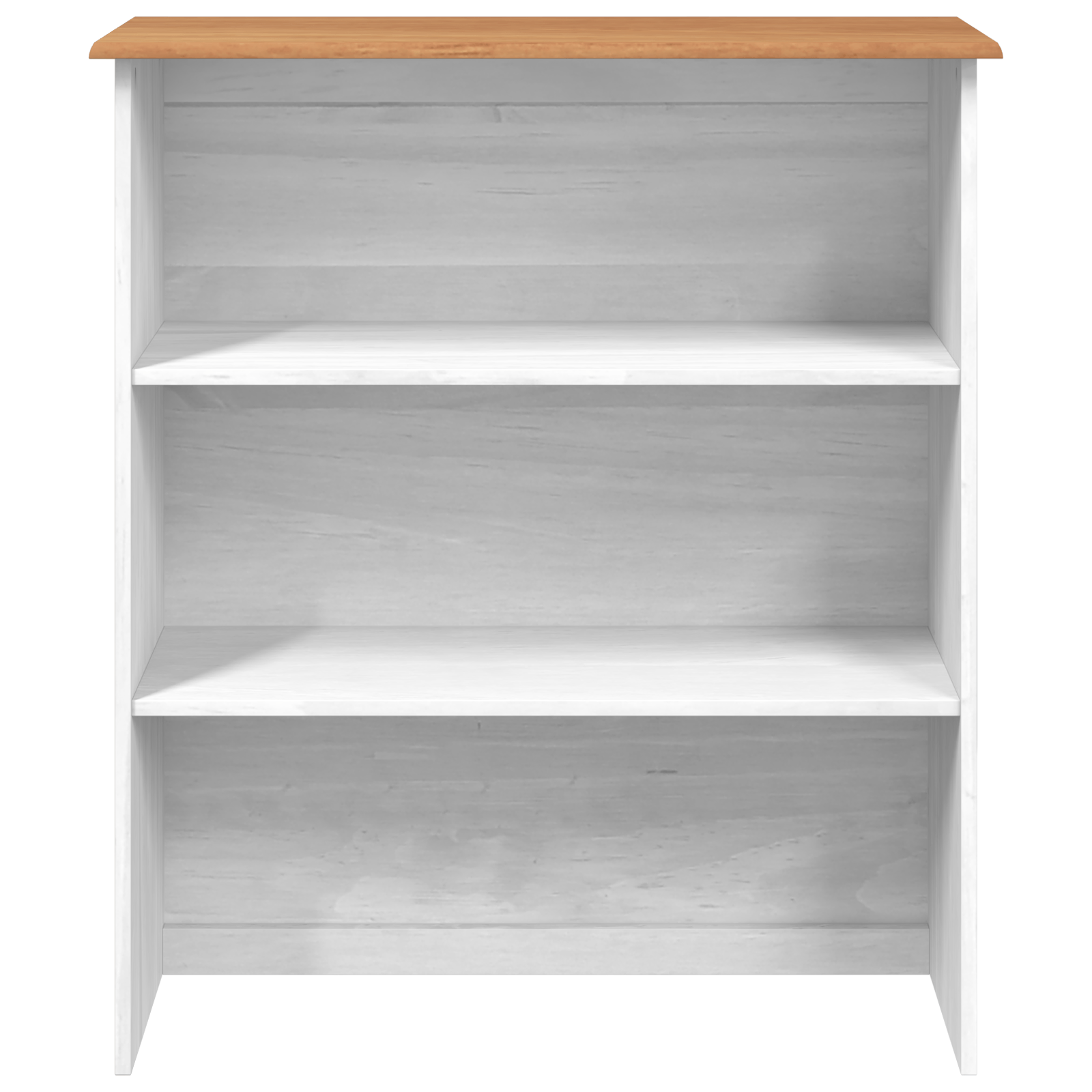 Hutch "ASKIM" Alb 91x30x104 cm Lemn masiv Pin — imaginea 4