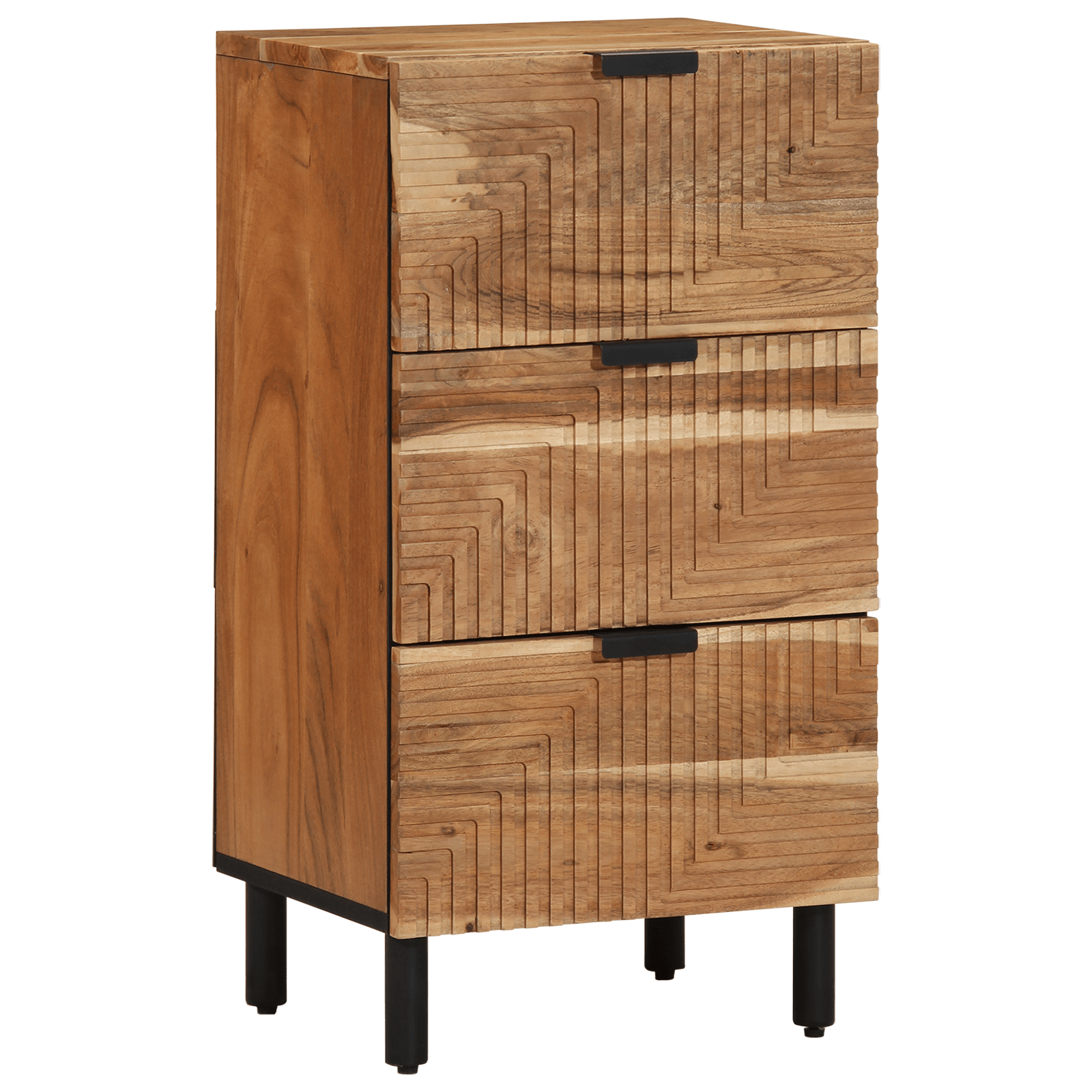 Dulap, 40x33x75 cm, lemn masiv de acacia