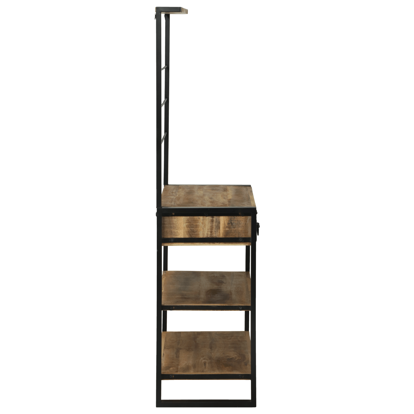 Raft de bucatarie 80x40x160 cm din lemn masiv de mango — imaginea 6