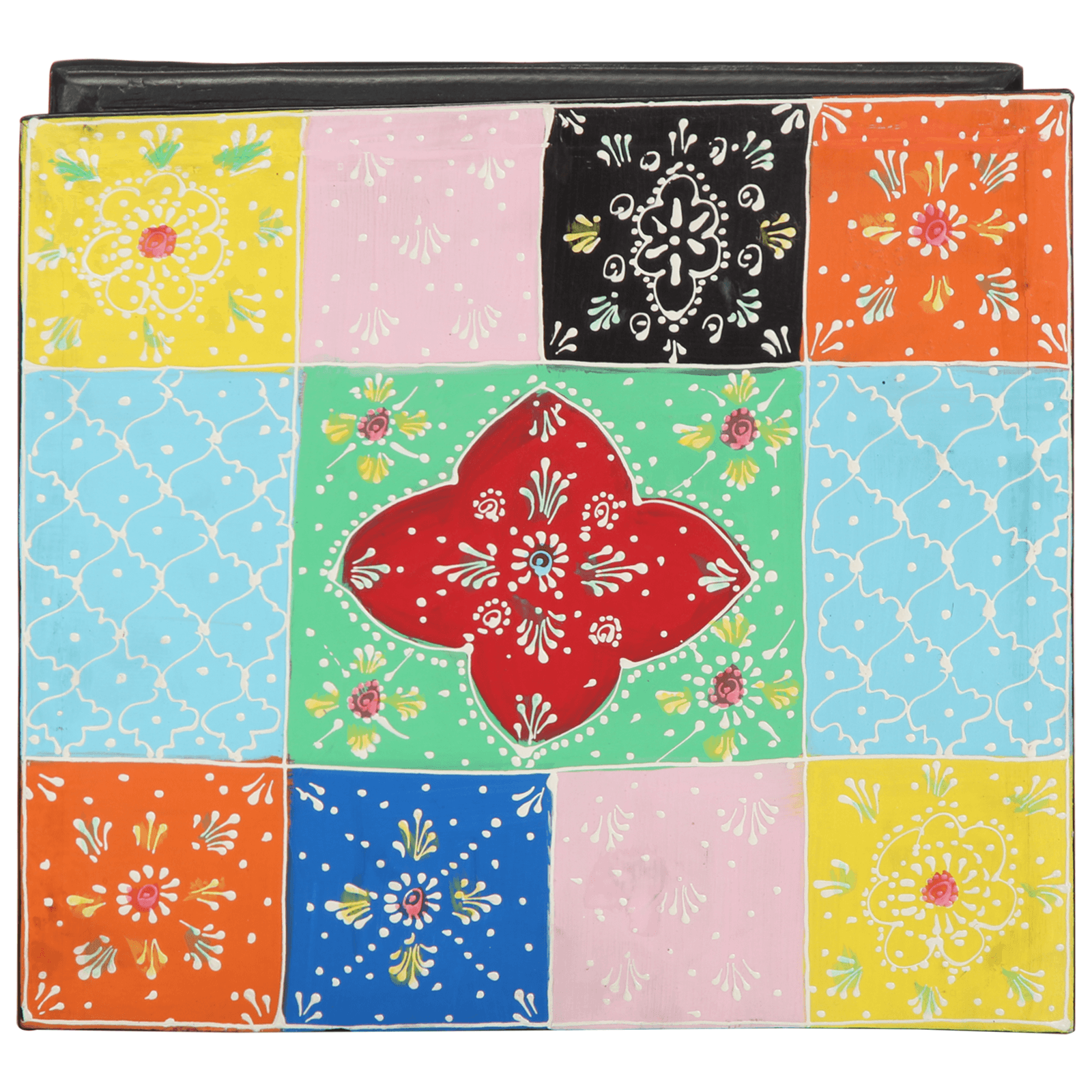 Noptiere, 2 buc., multicolor, 40x35x45 cm, lemn prelucrat — imaginea 7