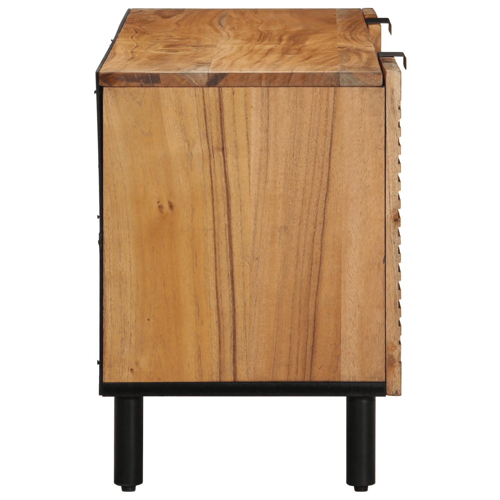 Dulap TV, 105x33,5x46 cm, lemn masiv acacia — imaginea 5