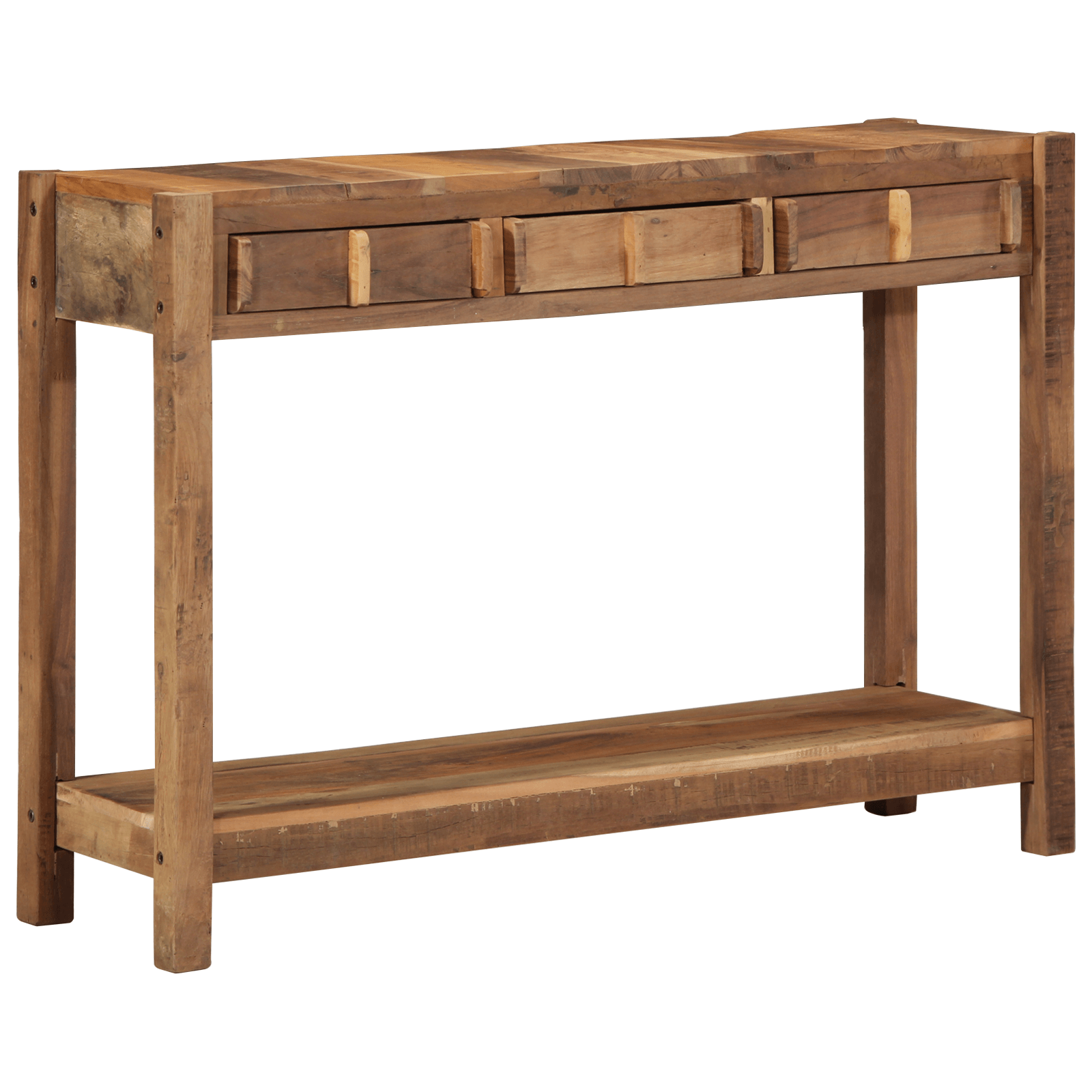 Masa de Consola 107x33x76 cm Lemn Masiv Recuperat — imaginea 2