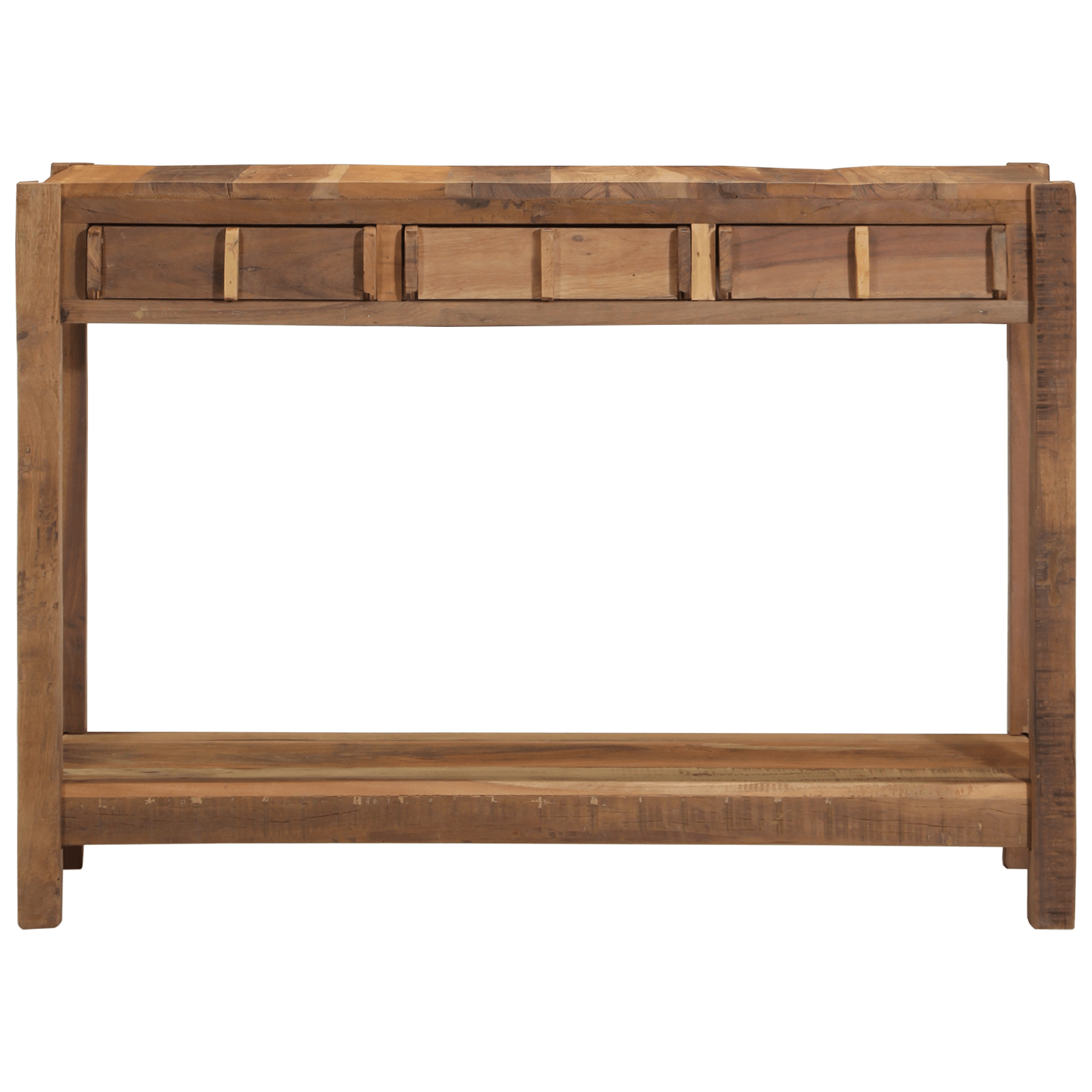 Masa de Consola 107x33x76 cm Lemn Masiv Recuperat — imaginea 4