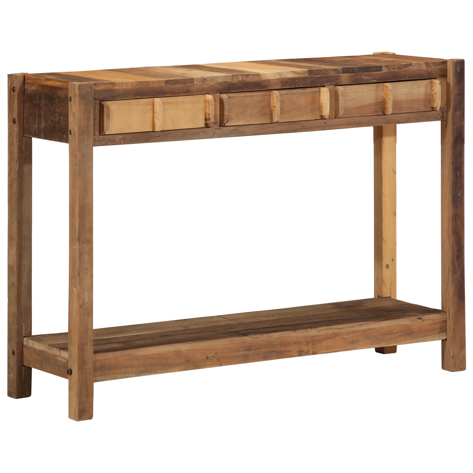 Masa de Consola 107x33x76 cm Lemn Masiv Recuperat — imaginea 8