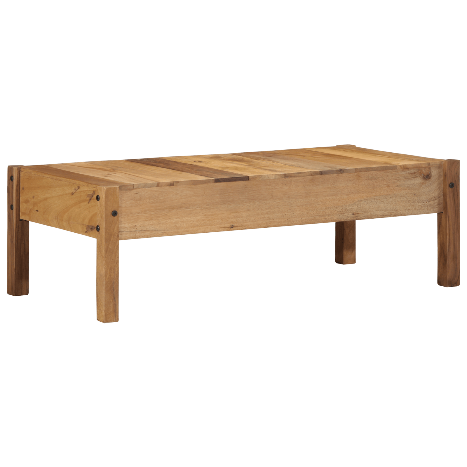 Masa de cafea 110x55x35 cm Lemn masiv recuperat — imaginea 6