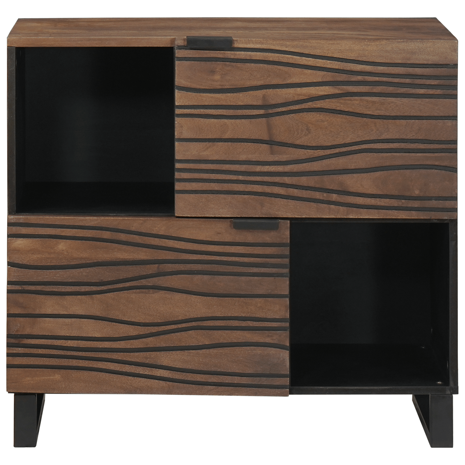 Buffet 80x33.5x75 cm Lemn masiv Mango — imaginea 3