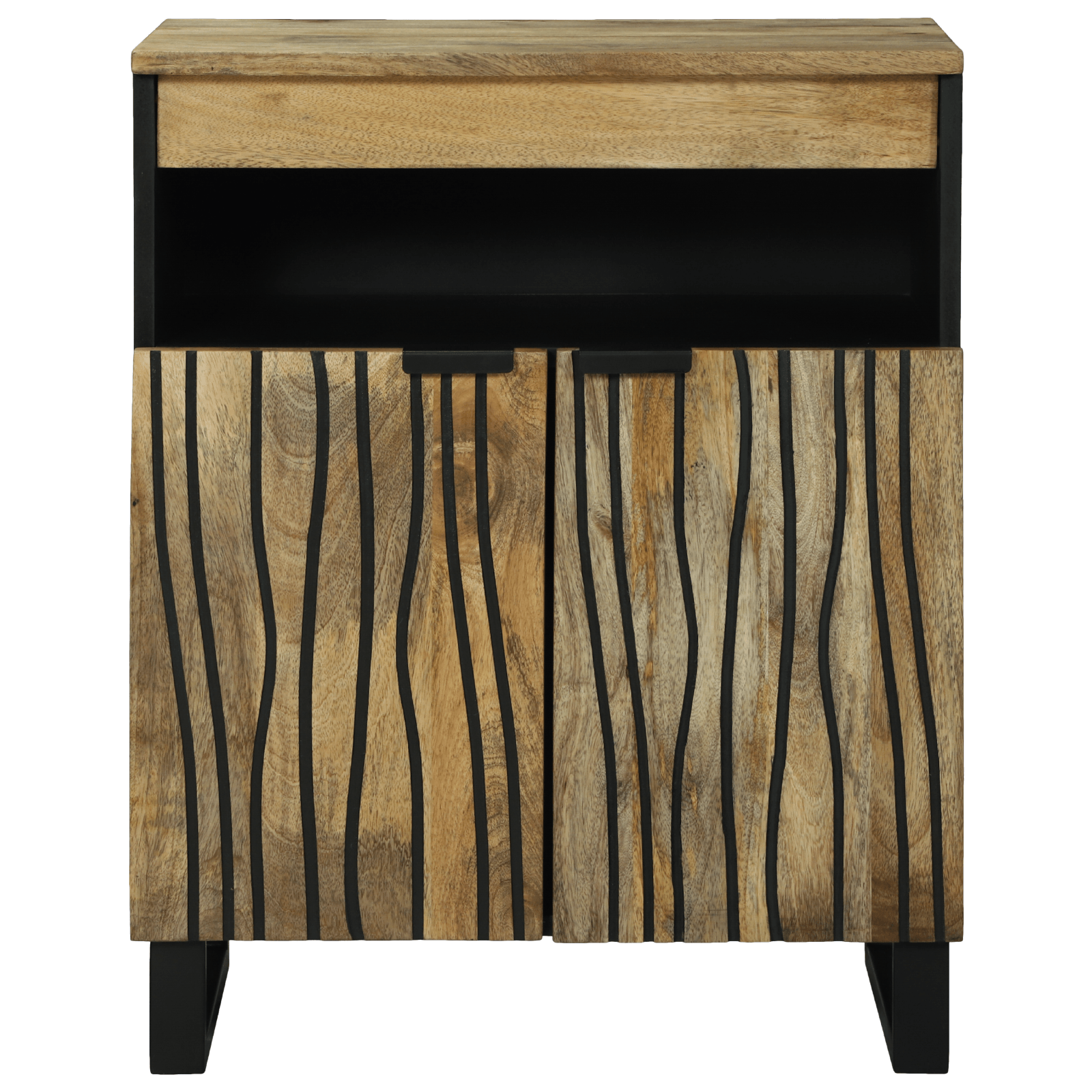Buffet 60x33.5x75 cm Lemn masiv de mango — imaginea 3