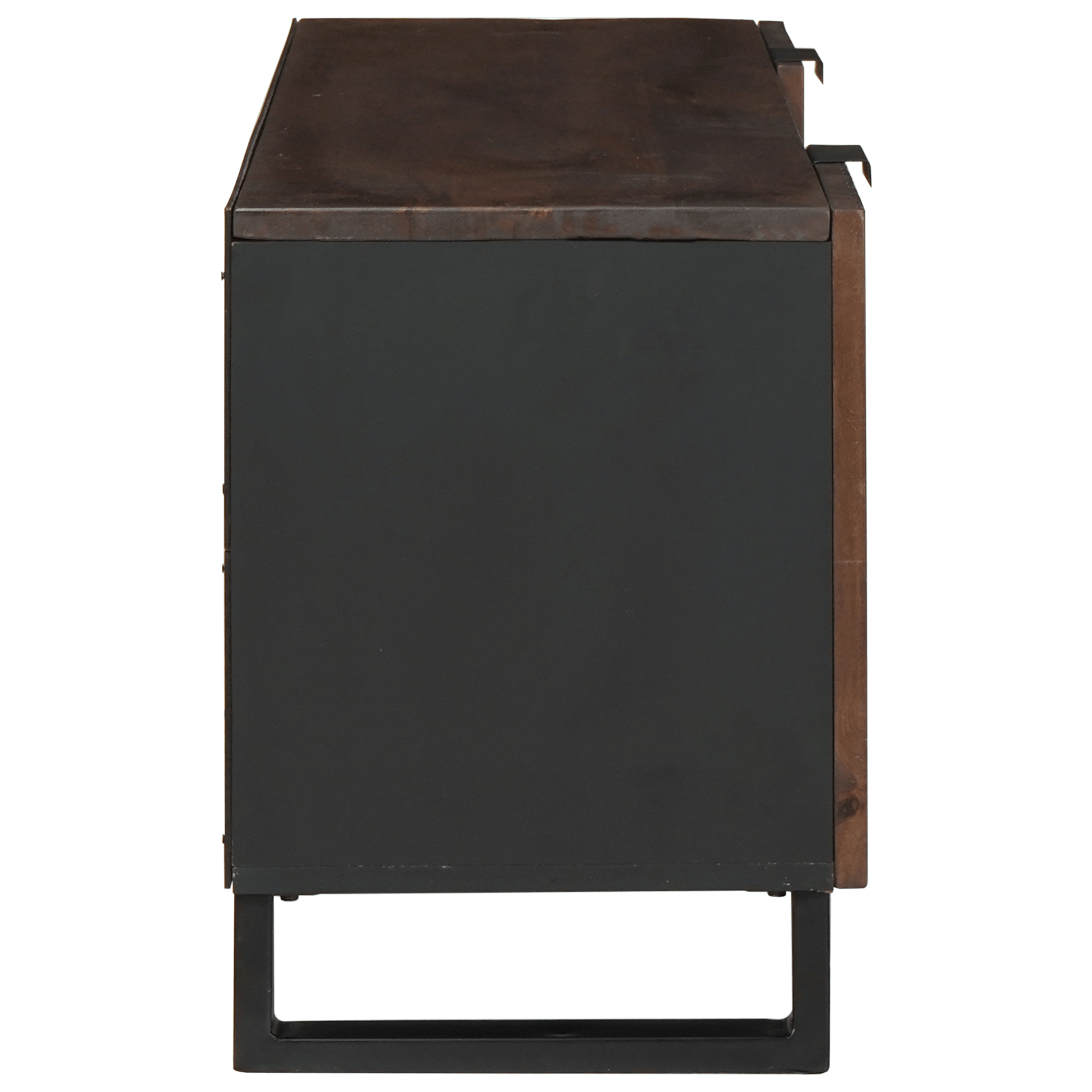 Dulap TV 105x33.5x46 cm Lemn masiv de nuc — imaginea 4