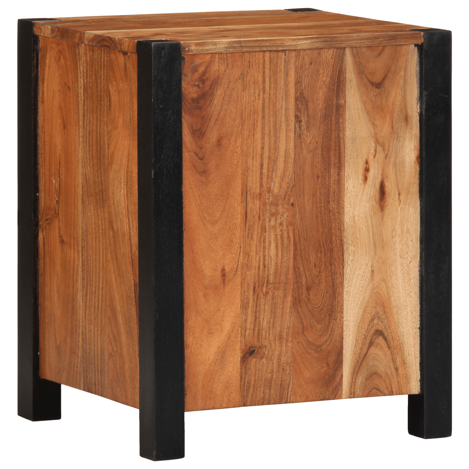 Cabinet noptiera 40x35x50 cm Lemn masiv de acacia — imaginea 8