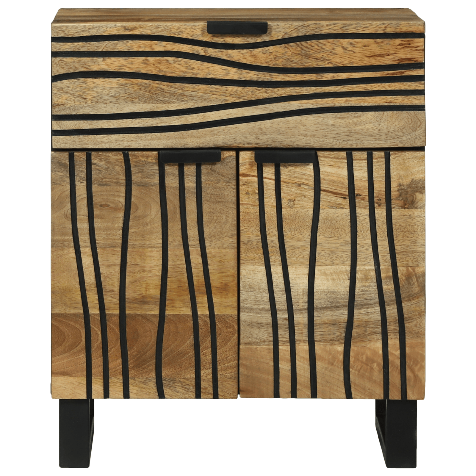 Noptiera 50x33x60 cm Lemn Masiv de Mango — imaginea 3
