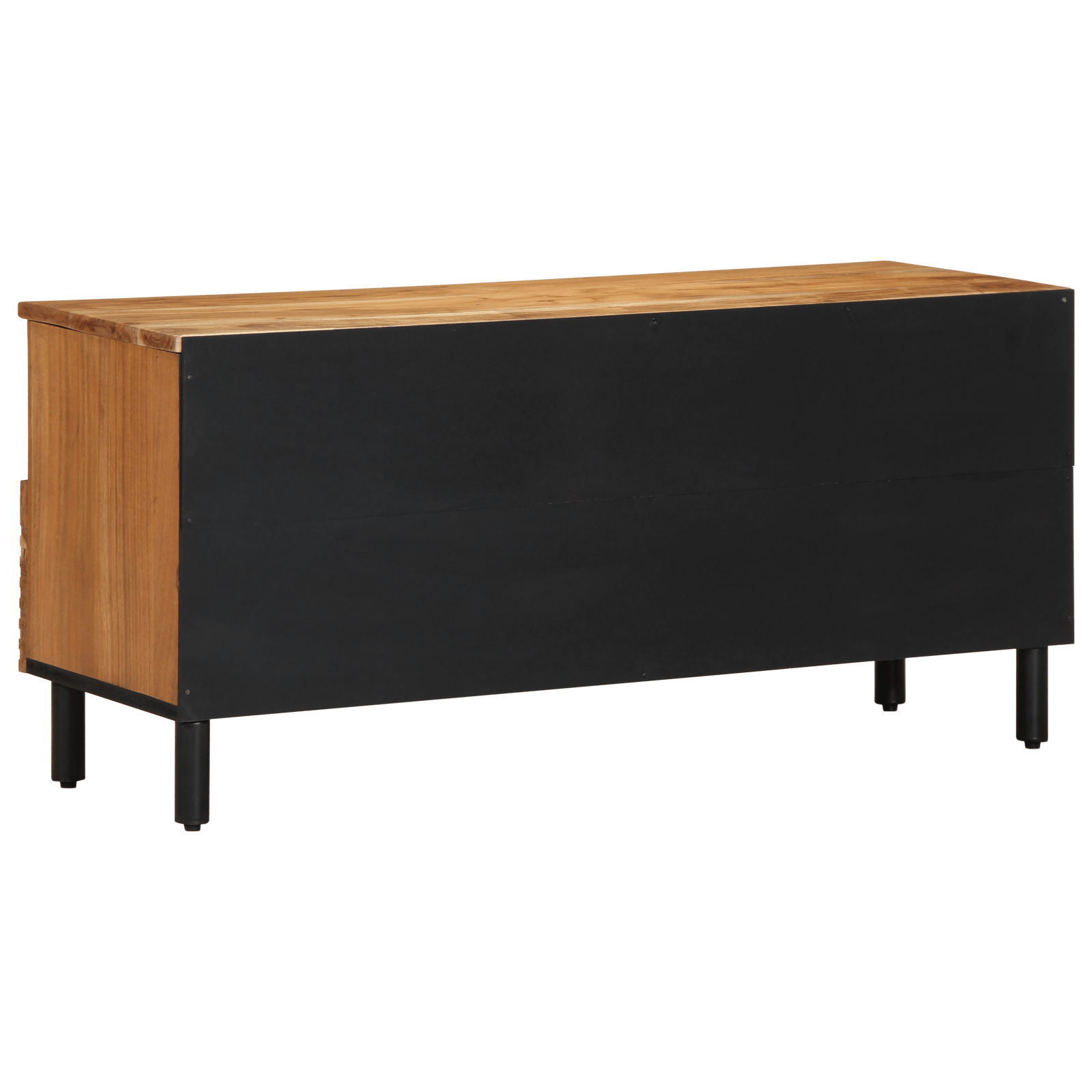 Dulap TV, 100x33,5x46 cm, lemn masiv acacia — imaginea 3