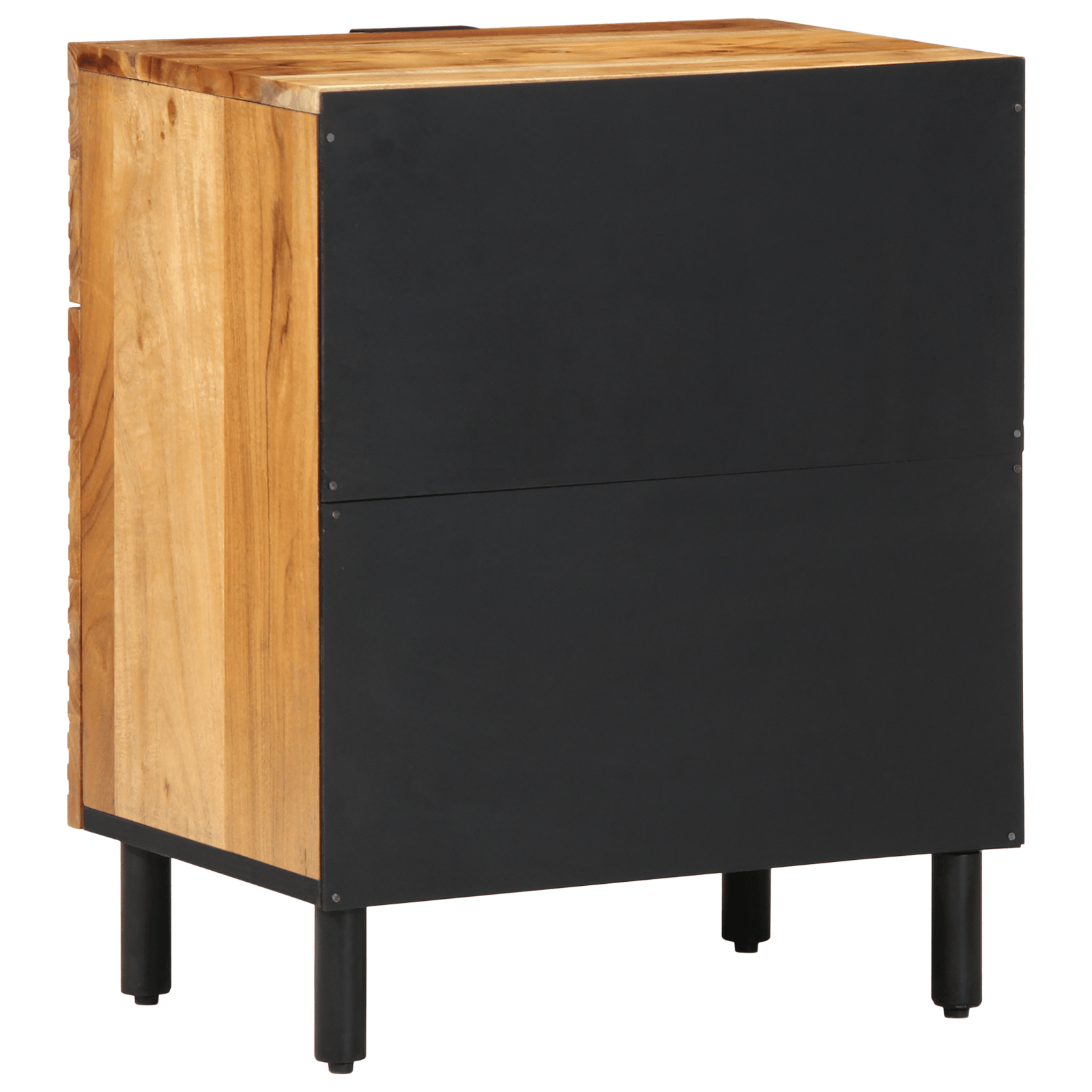 Noptiera, 50x33x60 cm, lemn masiv de acacia — imaginea 3