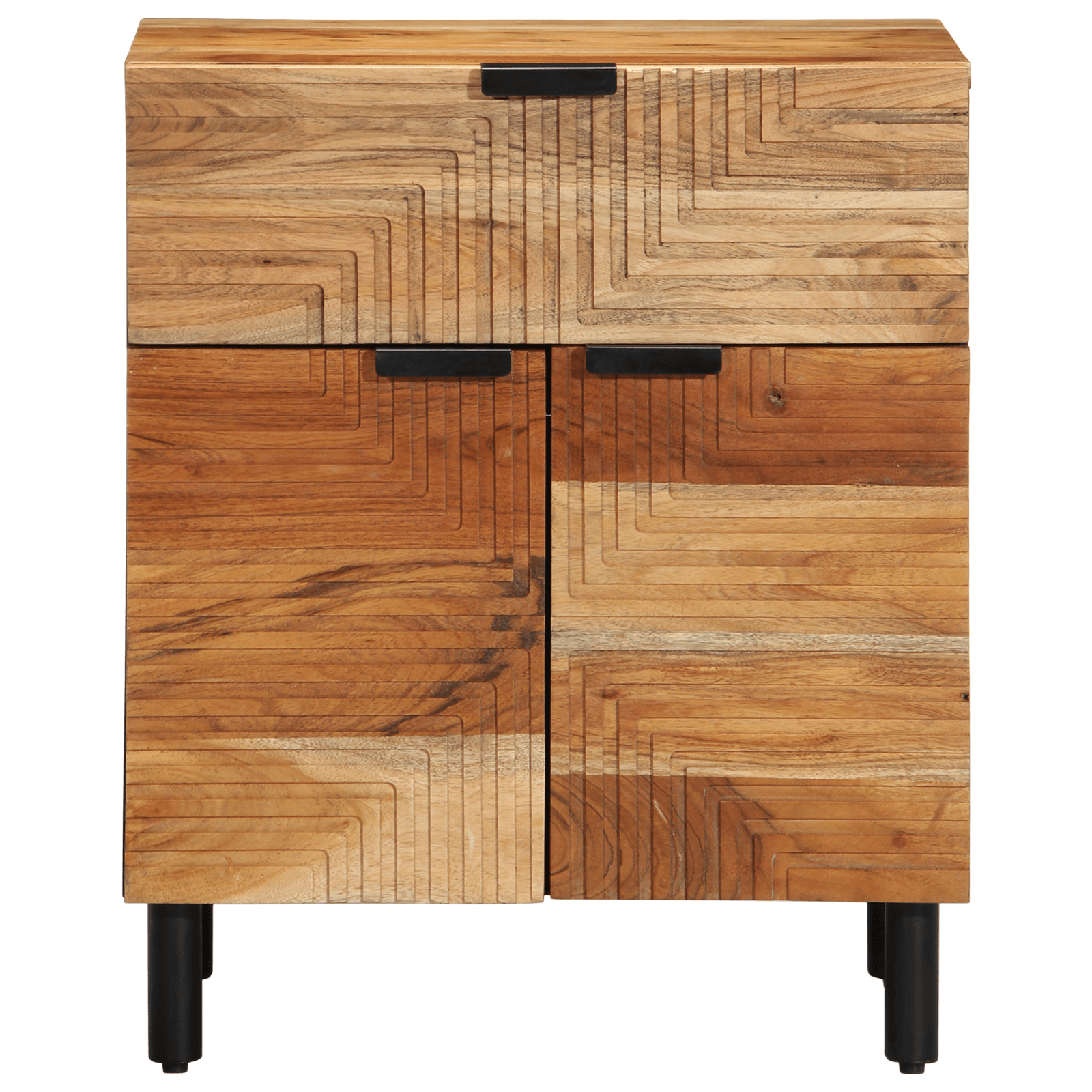 Noptiera, 50x33x60 cm, lemn masiv de acacia — imaginea 4