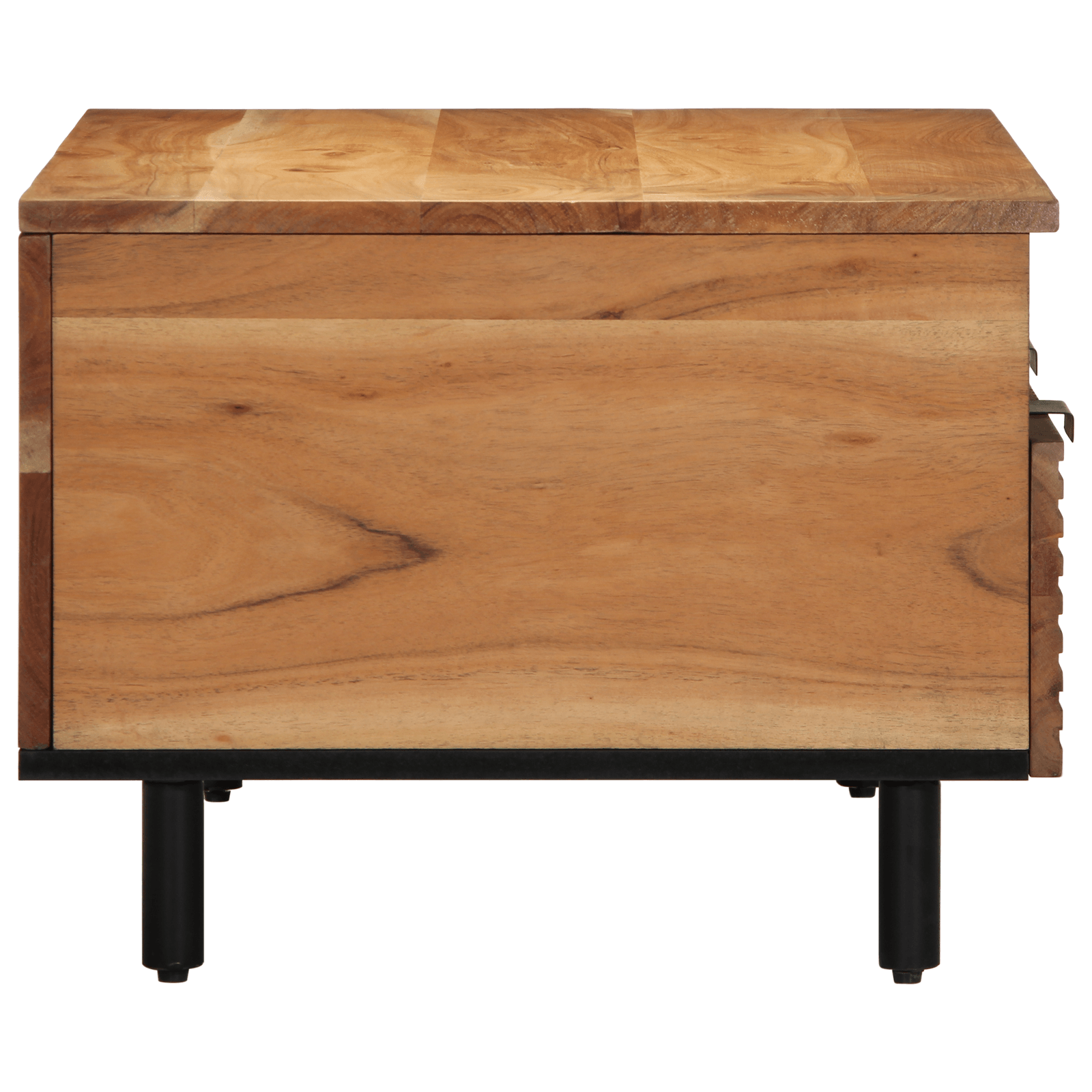 Masa de cafea, 80x54x40 cm, lemn masiv acacia — imaginea 5