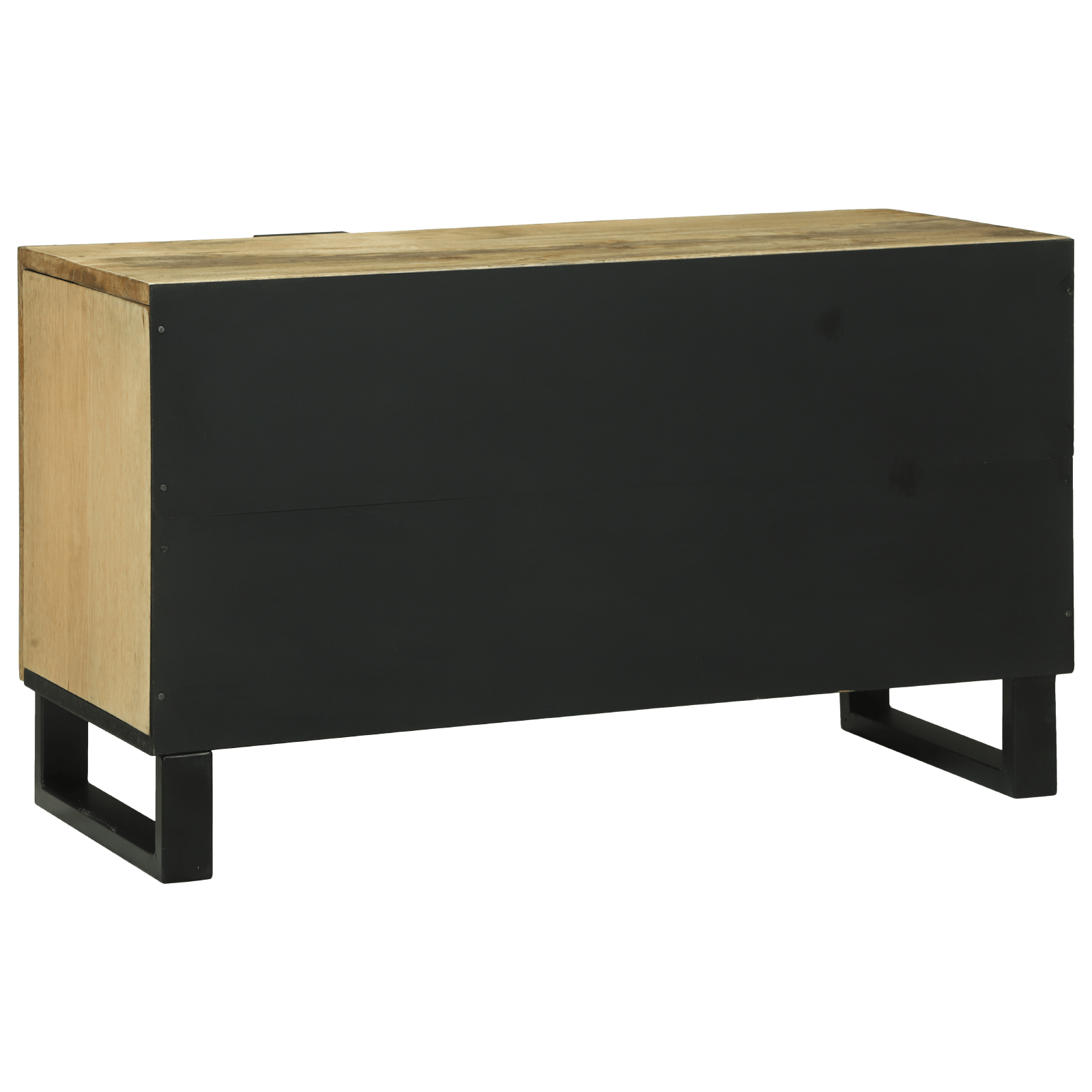 Cabinet TV 80x31.5x46 cm Lemn masiv de mango si lemn aglomerat — imaginea 5