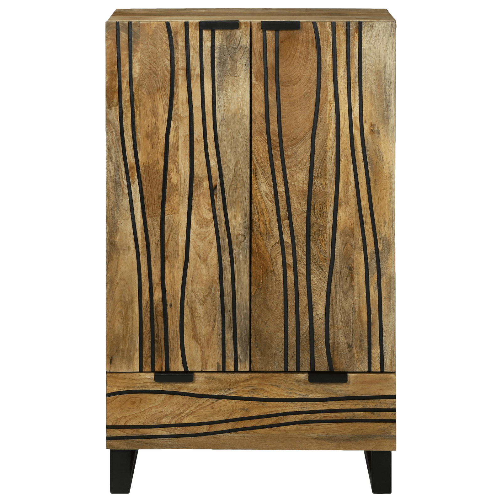 Sifonier 60x33.5x100 cm din Lemn Masiv de Mango — imaginea 3