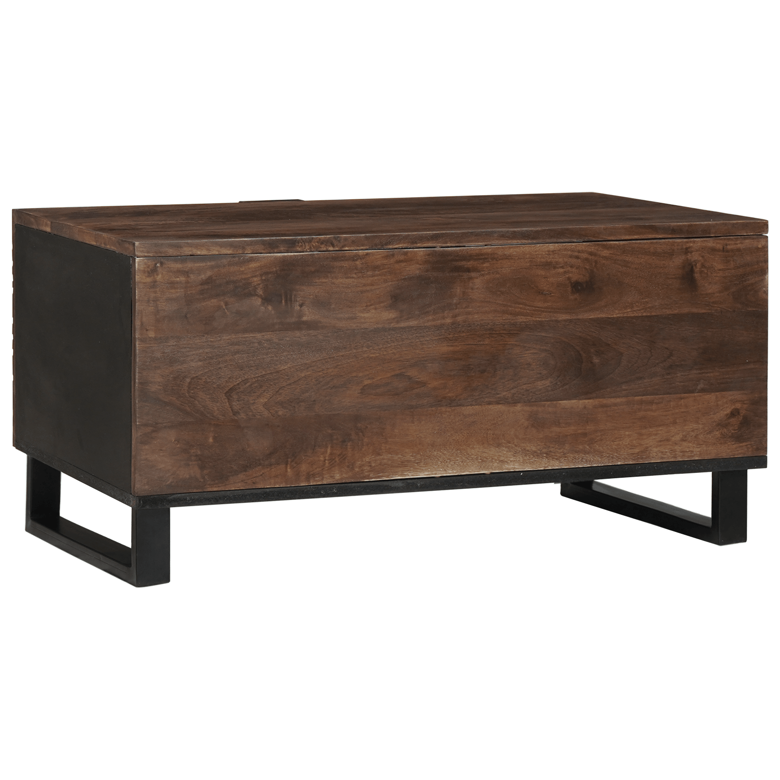 Masa de cafea 80x50x40 cm Lemn masiv Mango & Lemn stratificat — imaginea 5