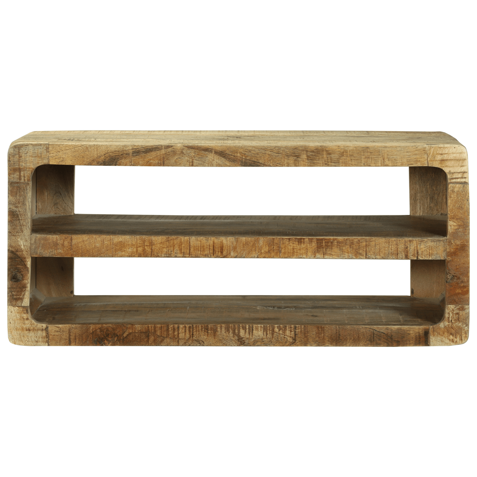 Cabinet TV 80x32x36 cm Lemn Masiv Mango — imaginea 3