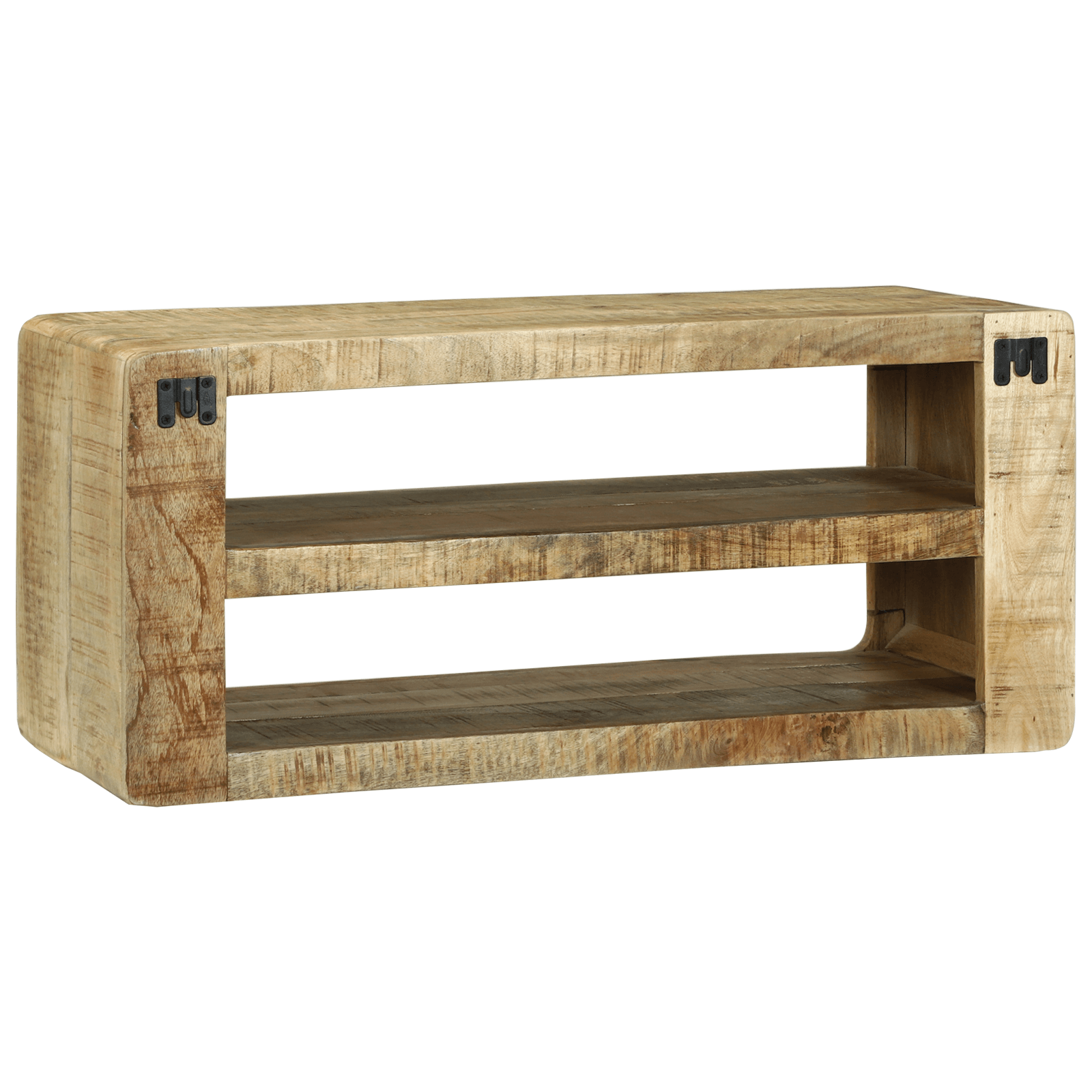 Cabinet TV 80x32x36 cm Lemn Masiv Mango — imaginea 5