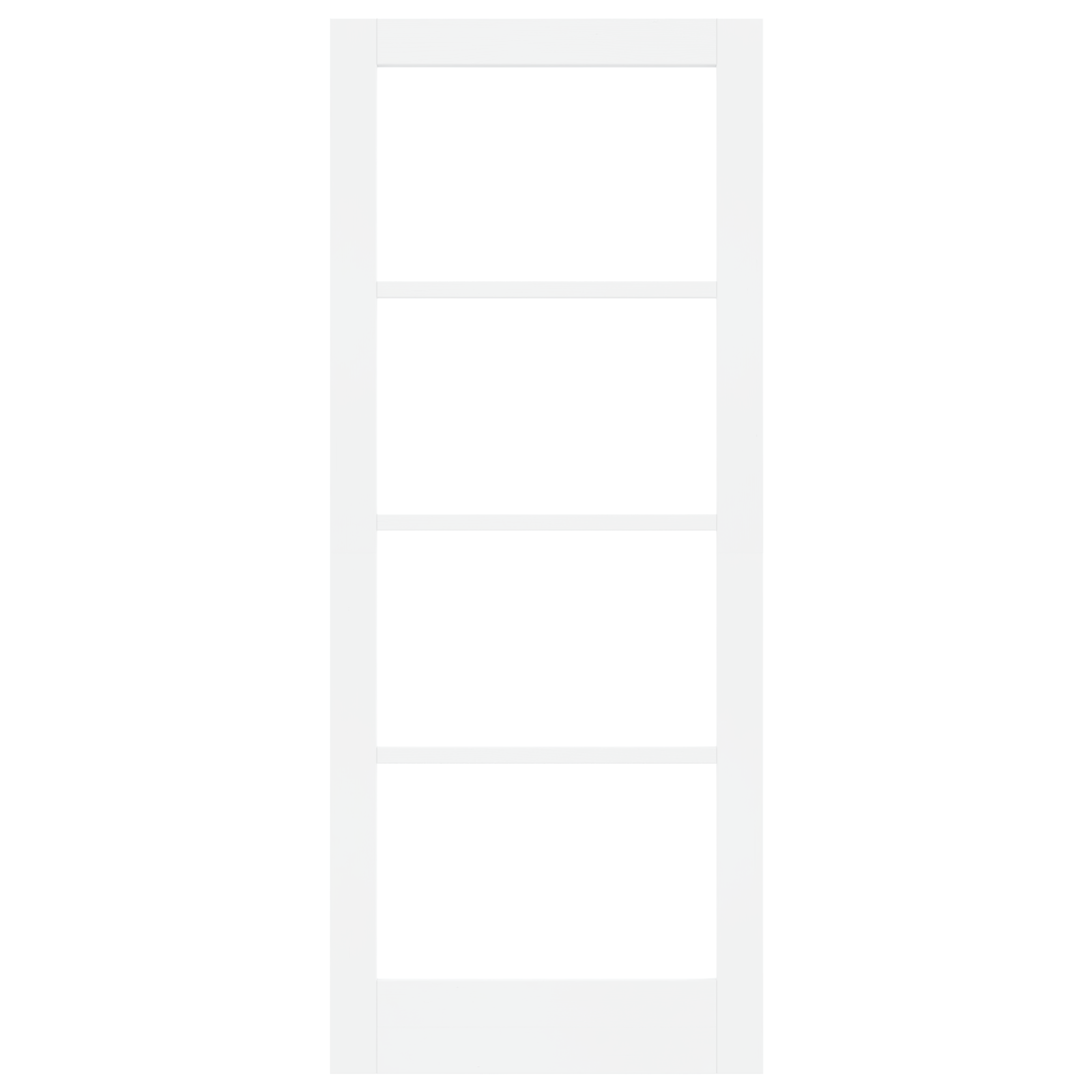 Usa de interior cu sticla "ORKDAL" Alb 83x202x4 cm — imaginea 5