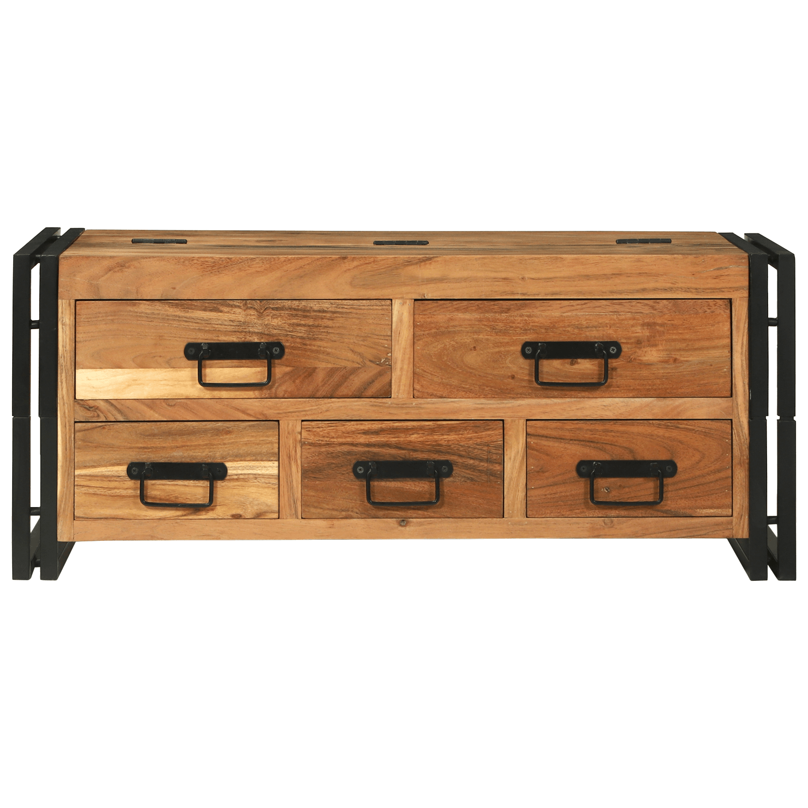 Masa de cafea 90x50x38 cm Lemn masiv de acacia — imaginea 4