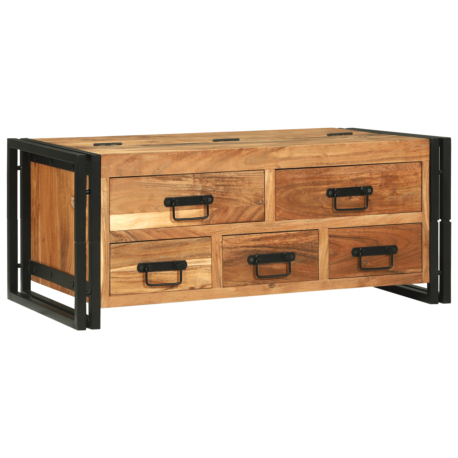 Masa de cafea 90x50x38 cm Lemn masiv de acacia — imaginea 7