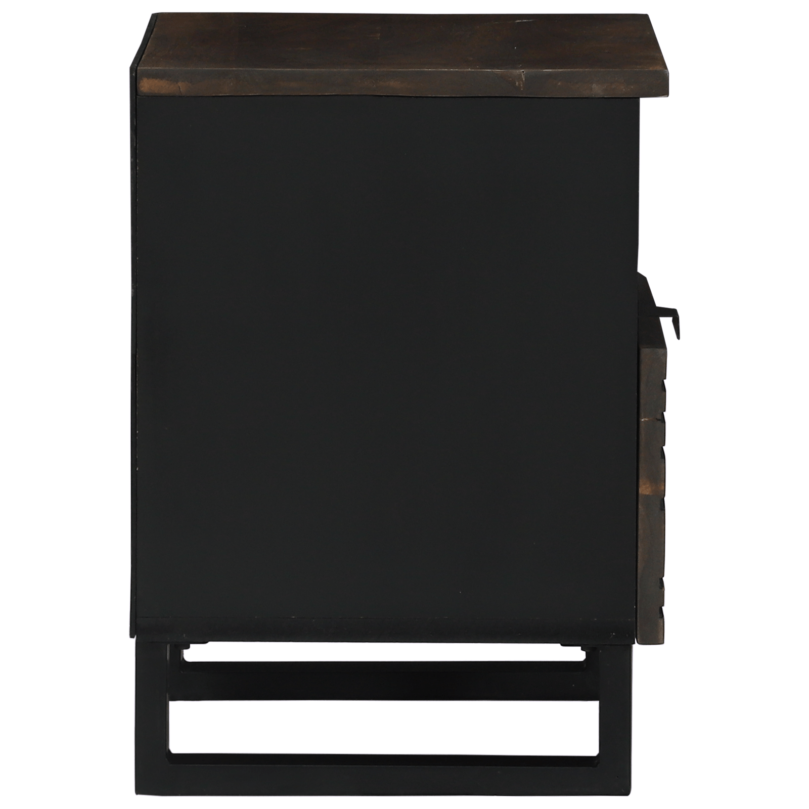 Noptiera 40x33x46 cm Lemn masiv de nuc — imaginea 4