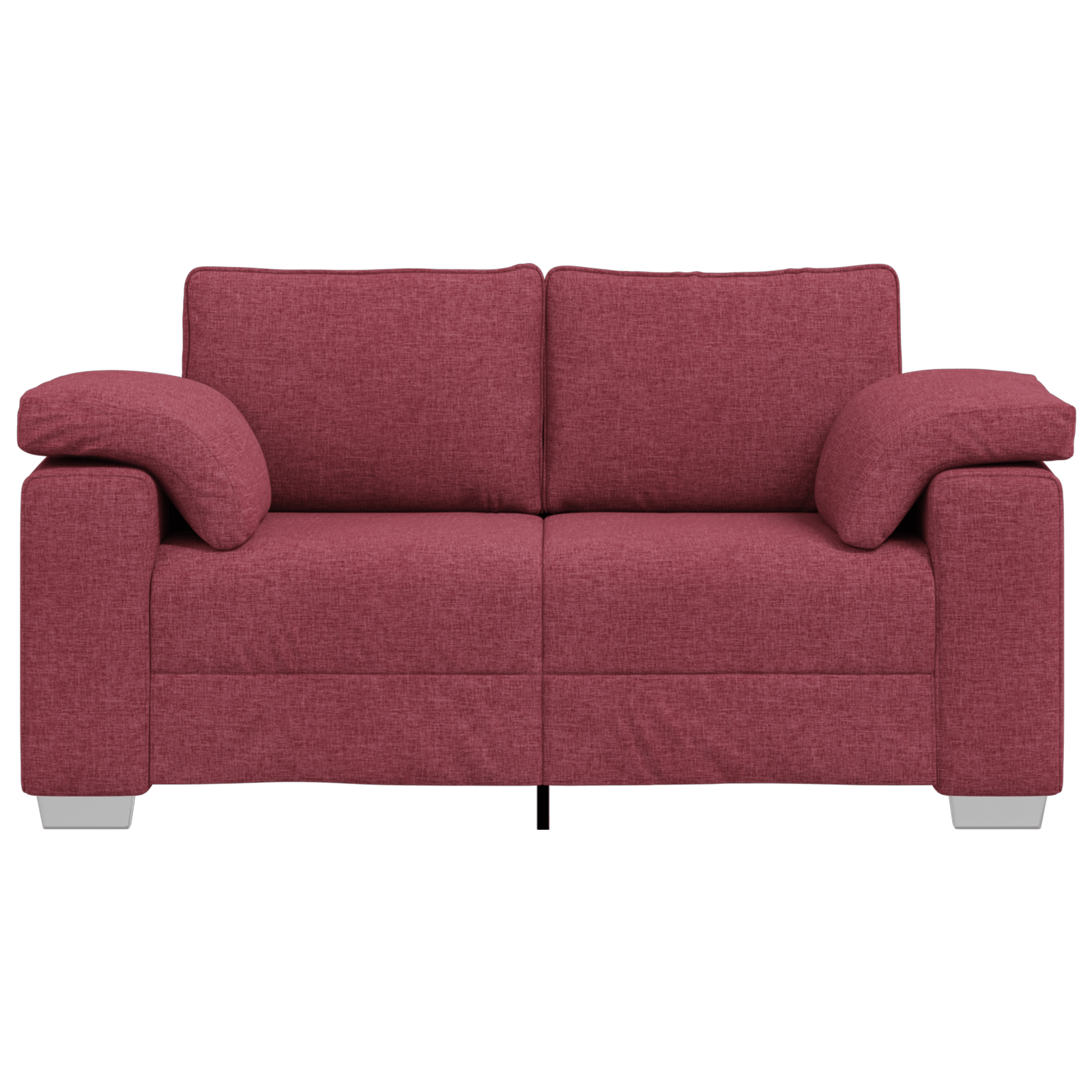 Canapea dubla, bordo, 120 cm, textil — imaginea 5