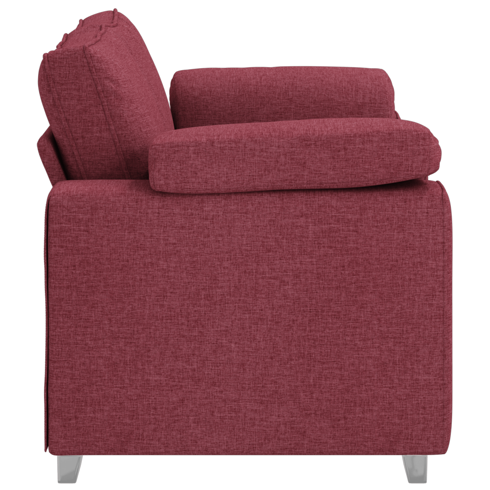 Canapea dubla, bordo, 120 cm, textil — imaginea 6