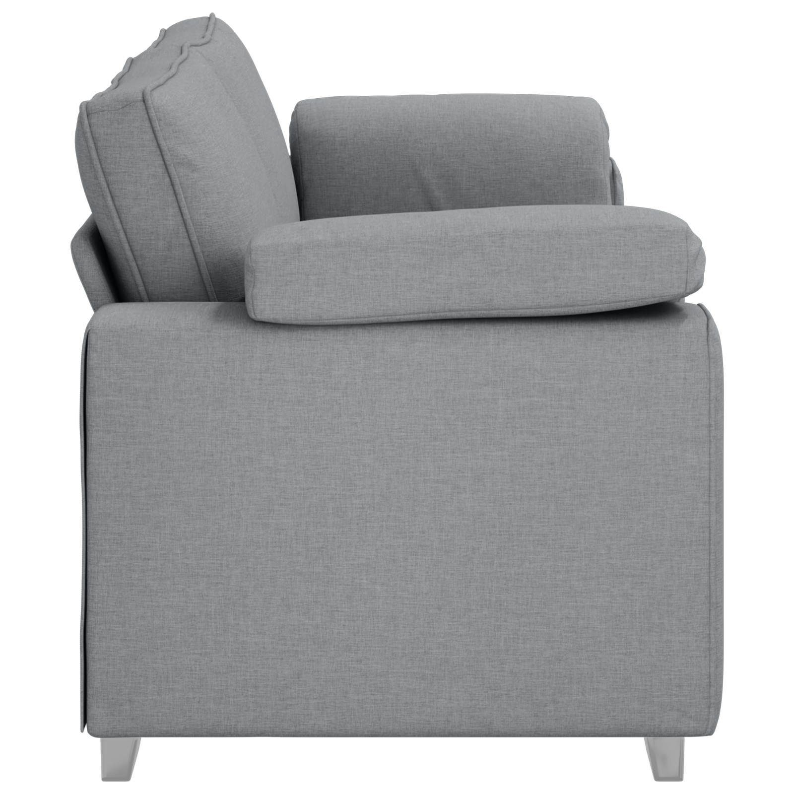 Canapea de 3 persoane, gri deschis, 178 cm, textil — imaginea 6