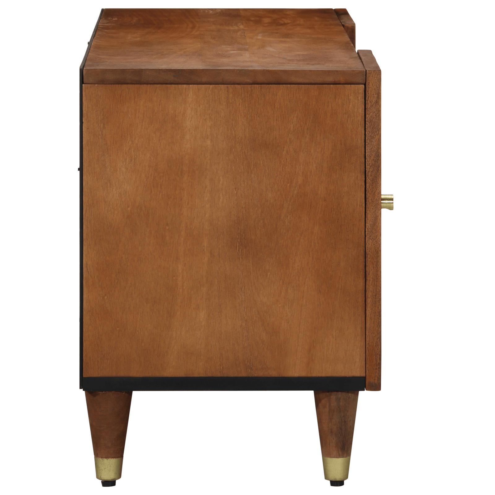 vegetlam TV Cabinet 105x33x46 cm Lemn Solid Mango — imaginea 4
