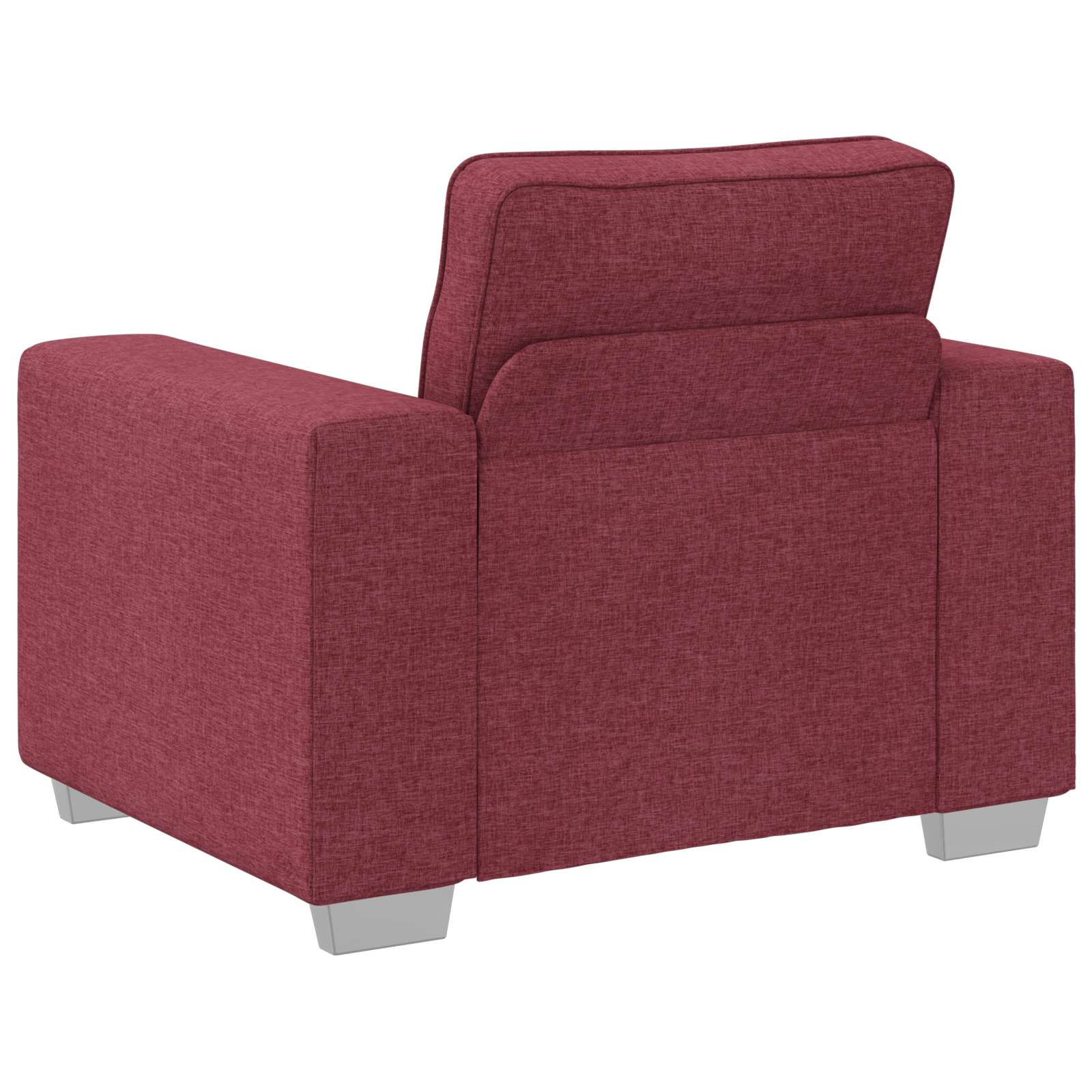 Fotoliu, bordo, 59 cm, textil — imaginea 4